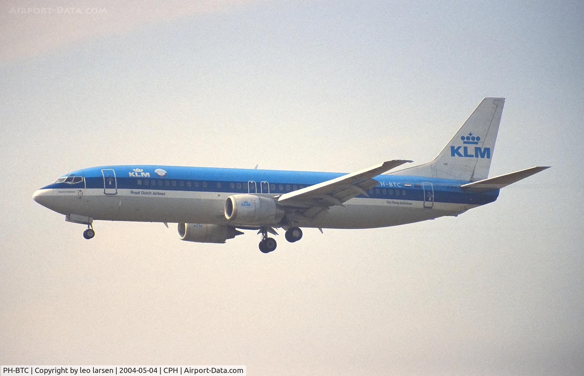 PH-BTC, 1992 Boeing 737-406 C/N 25424, Copenhagen 4.5.2004