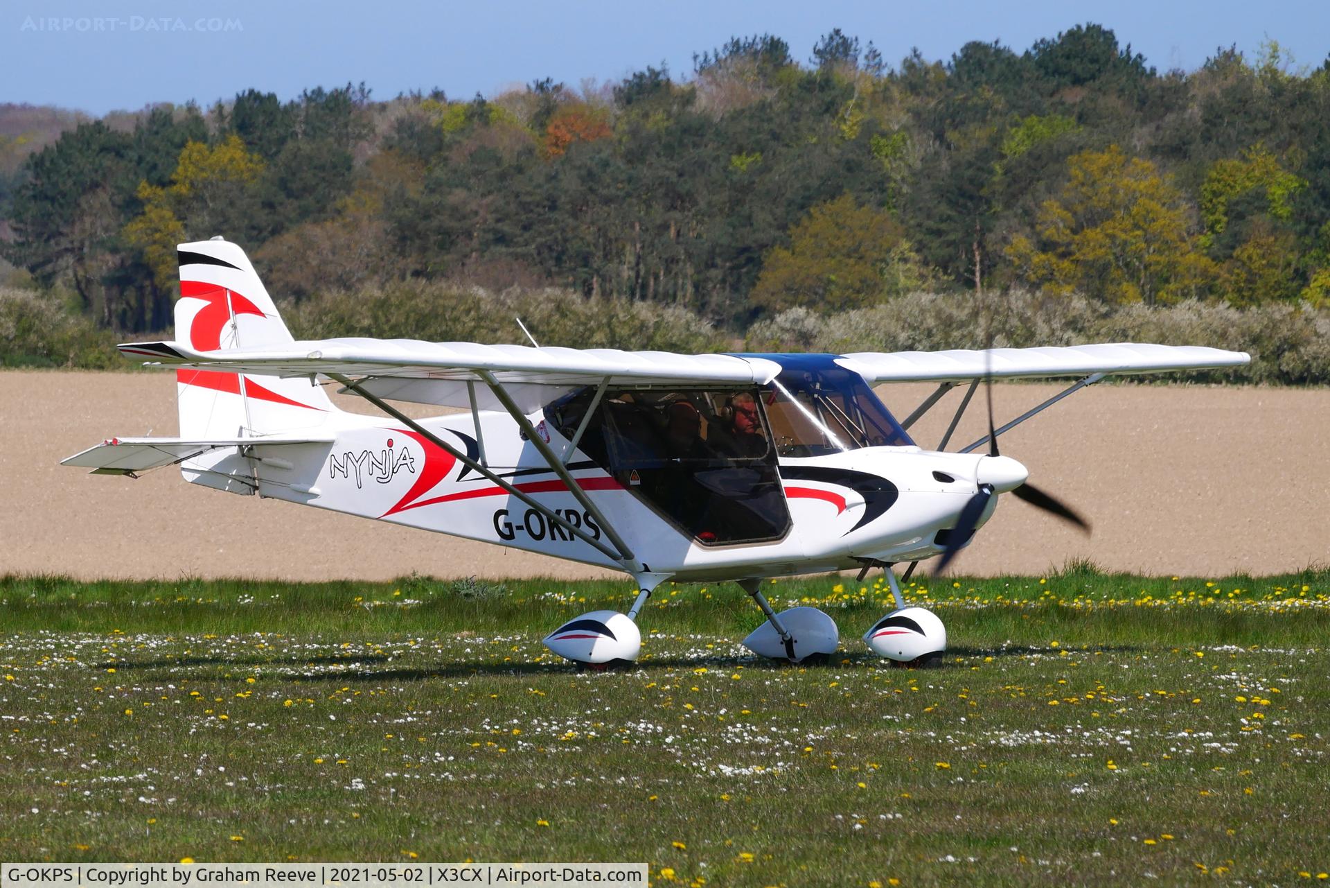G-OKPS, 2018 Best Off Skyranger Ninja 912S(1) C/N BMAA/HB/712, Just landed at Northrepps.