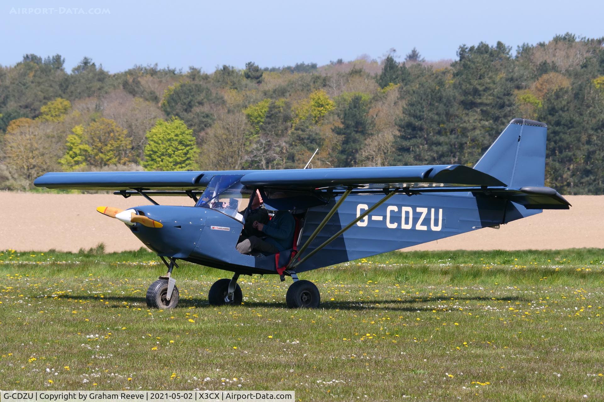 G-CDZU, 2006 ICP MXP-740 Savannah Jabiru(5) C/N BMAA/HB/398, Parked at Northrepps.