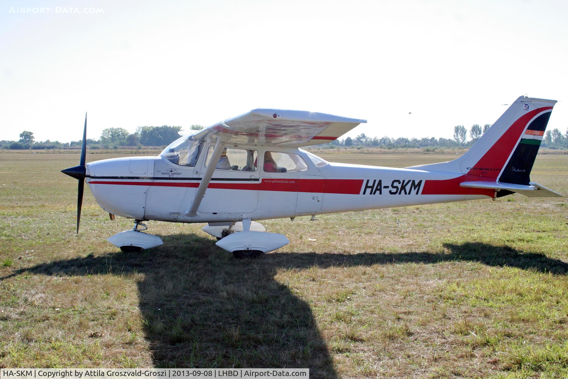 HA-SKM, 1970 Cessna 172K Skyhawk C/N 17258947, LHBD - Börgönd Airport, Hungary