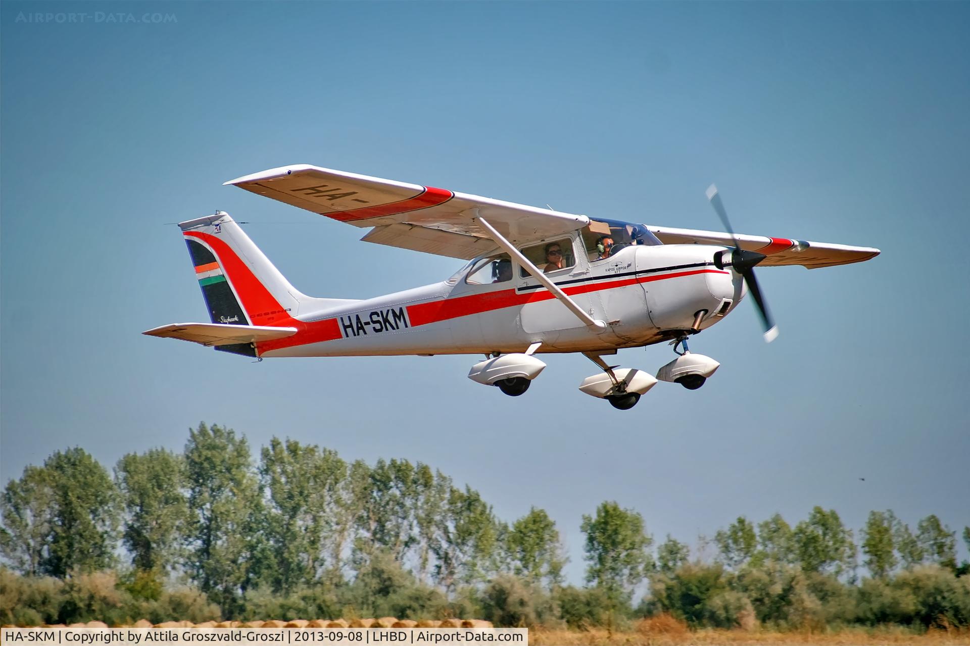 HA-SKM, 1970 Cessna 172K Skyhawk C/N 17258947, LHBD - Börgönd Airport, Hungary
