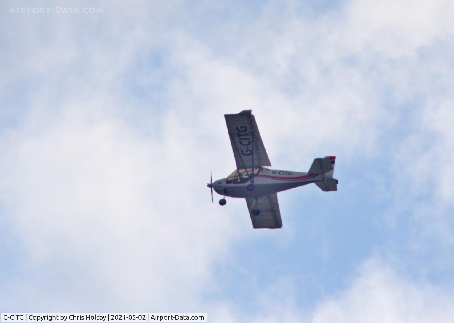 G-CITG, 2015 Best Off Skyranger Ninja C/N BMAA/HB/670, Microlight over Potters Bar from Elstree EGTR to Northolt EGWU