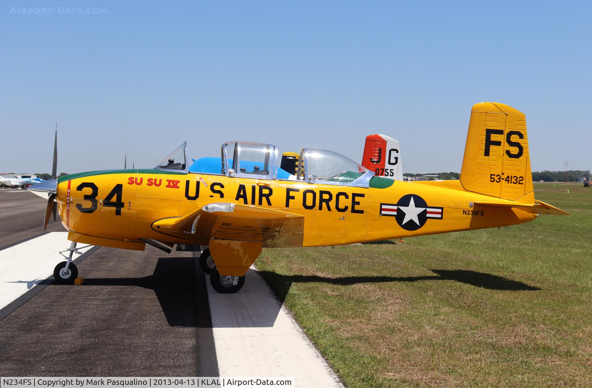 N234FS, 1955 Beech (CCF) T-34A (A45) Mentor C/N CCF34-101, Beech T-34A
