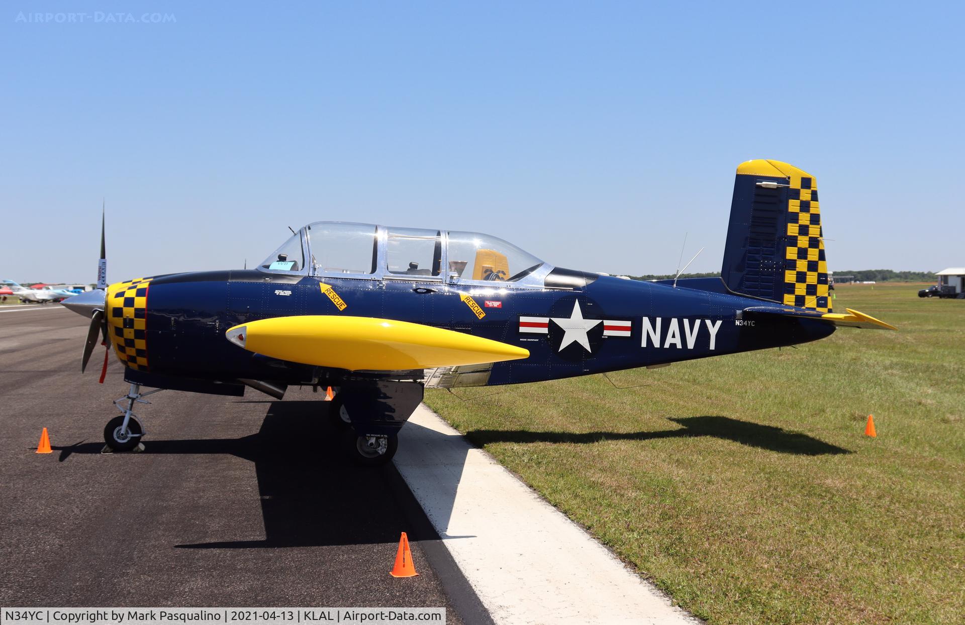 N34YC, Beech T-34A Mentor Mentor C/N G-810, Beech T-34A