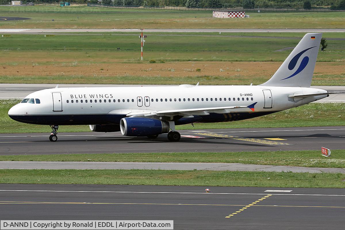 D-ANND, 2001 Airbus A320-232 C/N 1546, at dus