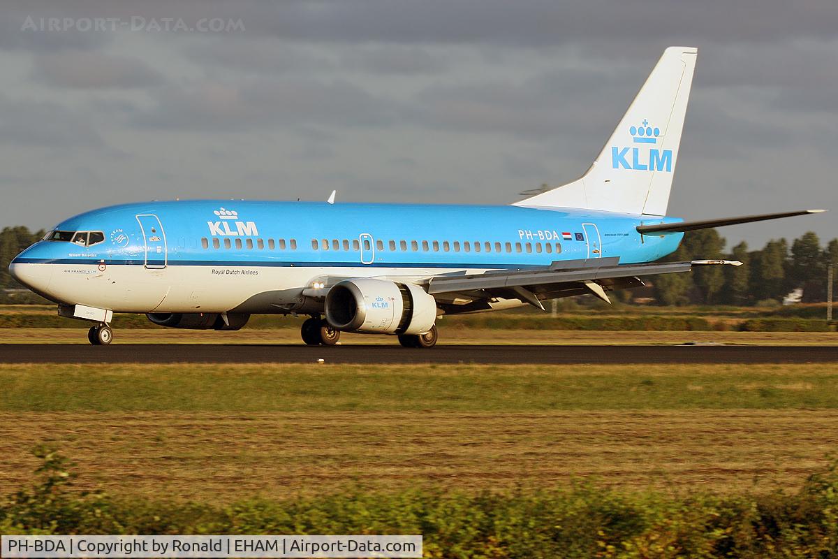 PH-BDA, 1986 Boeing 737-306 C/N 23537, at spl