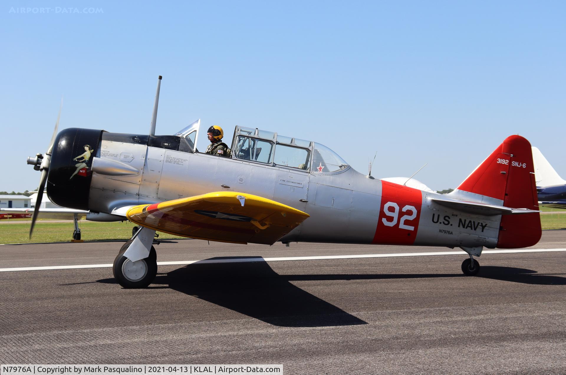 N7976A, 1959 North American AT-6F Texan C/N 121-43192, North American AT-6F