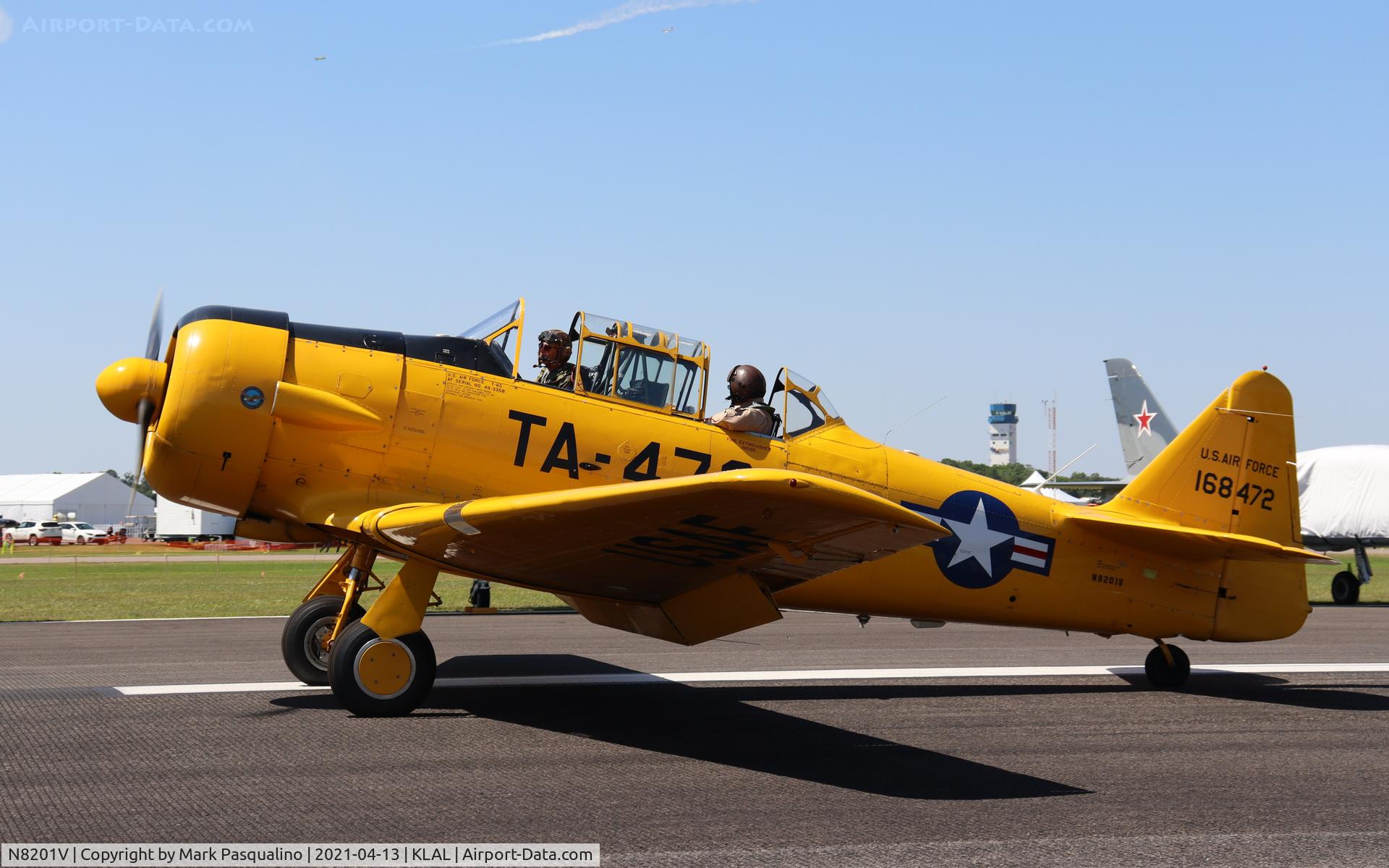 N8201V, North American T-6G Texan C/N 168-472, North American T-6G