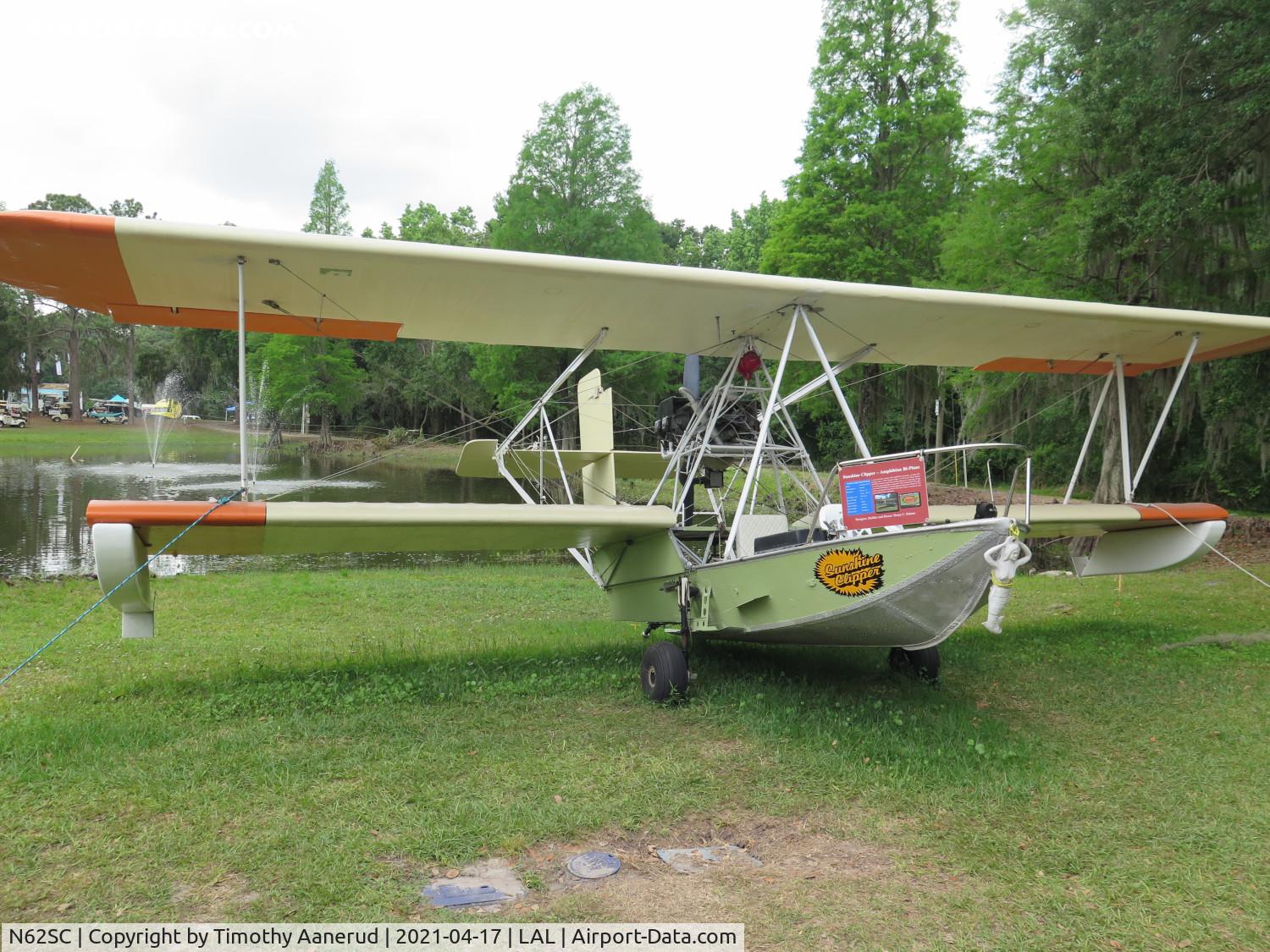 N62SC, 1987 Palmer Henry C SUNSHINECLIPPER C/N 1, 1987 Palmer Henry C SUNSHINECLIPPER, c/n: 1.  This is what happens when your fishing and flying hobbies collide.