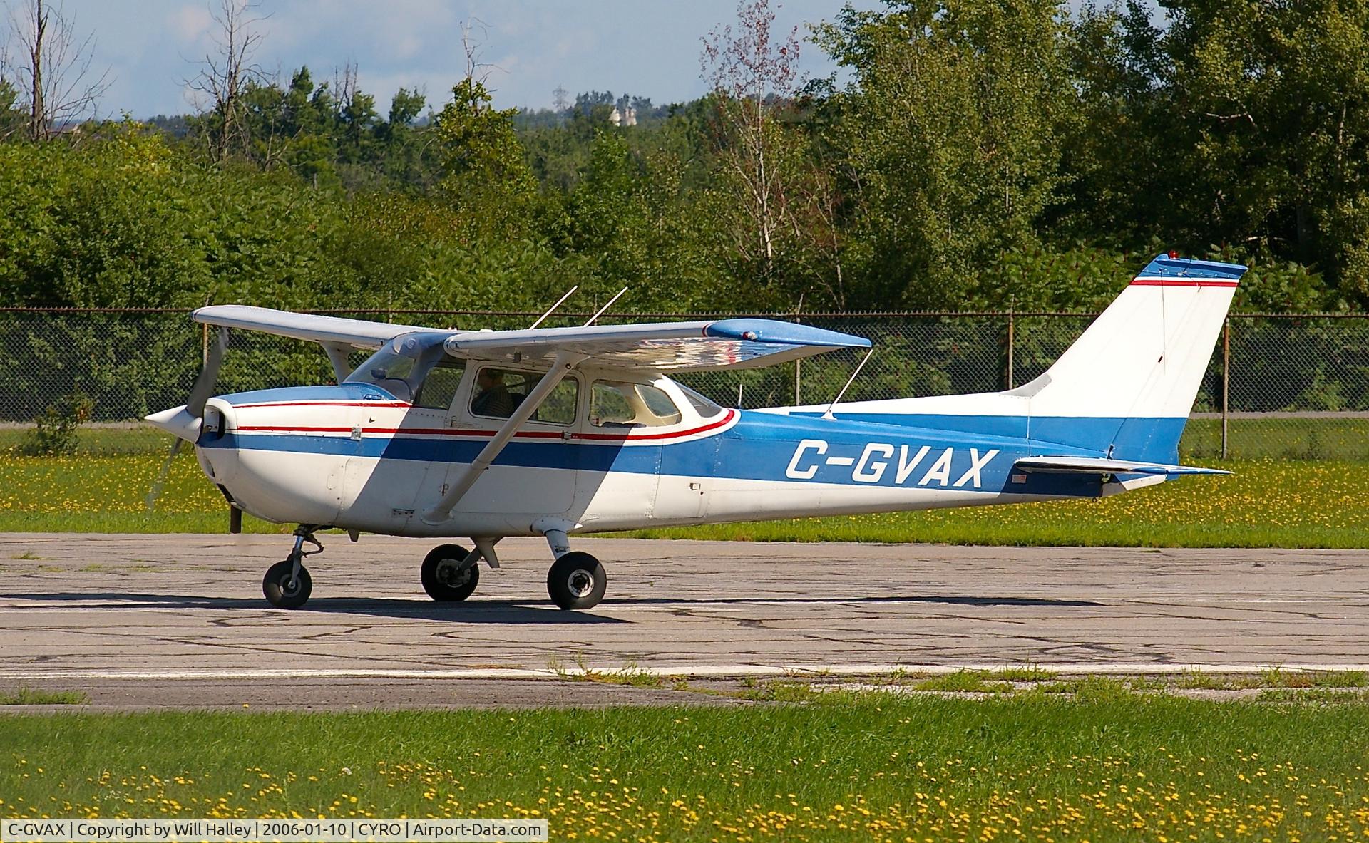 C-GVAX, 1973 Cessna 172M C/N 17261236, C-GVAX getting ready to take off from runway 27 at Rockcliffe