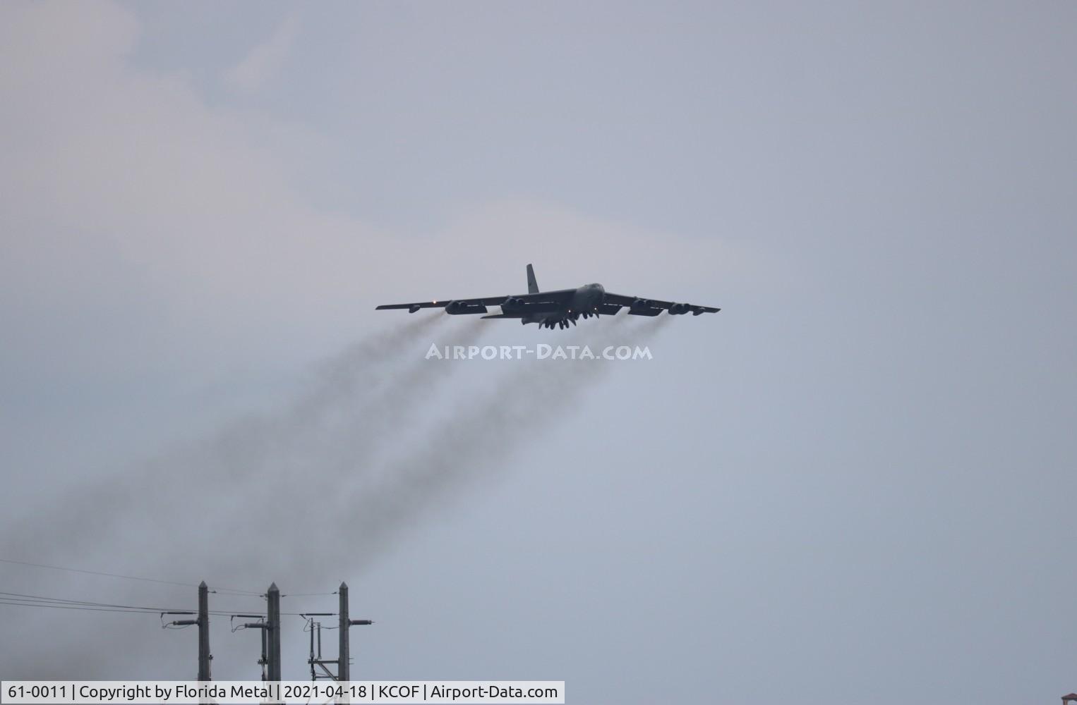 61-0011, 1961 Boeing B-52H Stratofortress C/N 464438, Cocoa Beach Airshow 2021