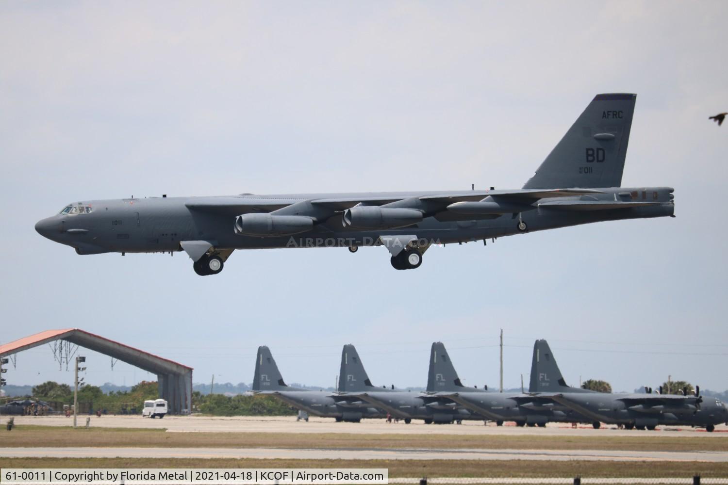 61-0011, 1961 Boeing B-52H Stratofortress C/N 464438, Cocoa Beach Airshow 2021