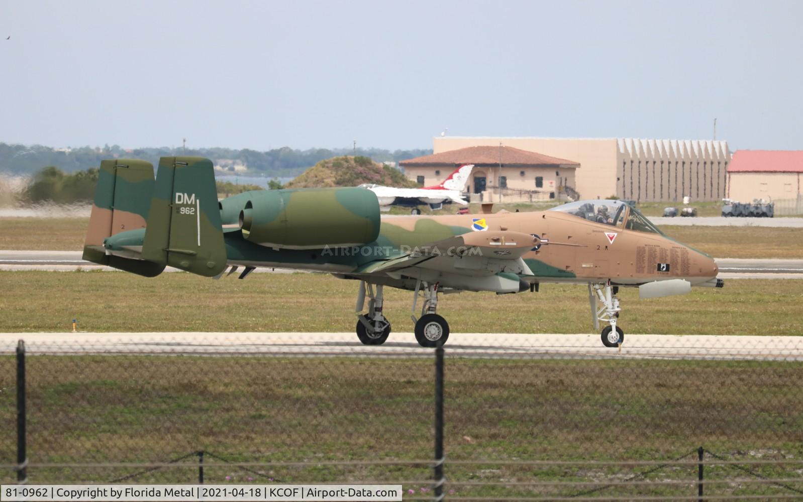 81-0962, 1981 Fairchild Republic A-10C Thunderbolt II C/N A10-0657, Cocoa Beach Airshow 2021
