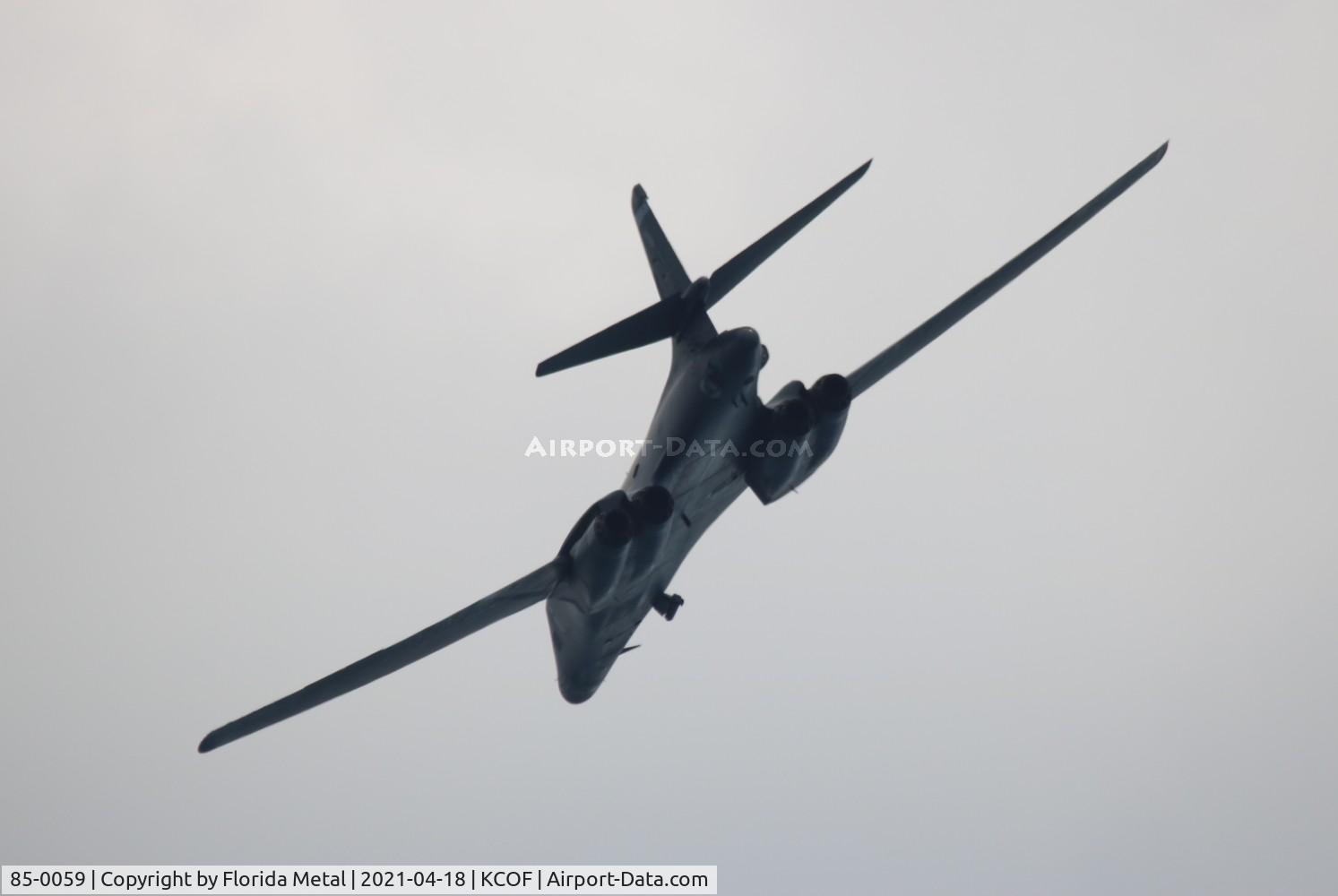 85-0059, 1985 Rockwell B-1B Lancer C/N 19, Cocoa Beach Airshow 2021