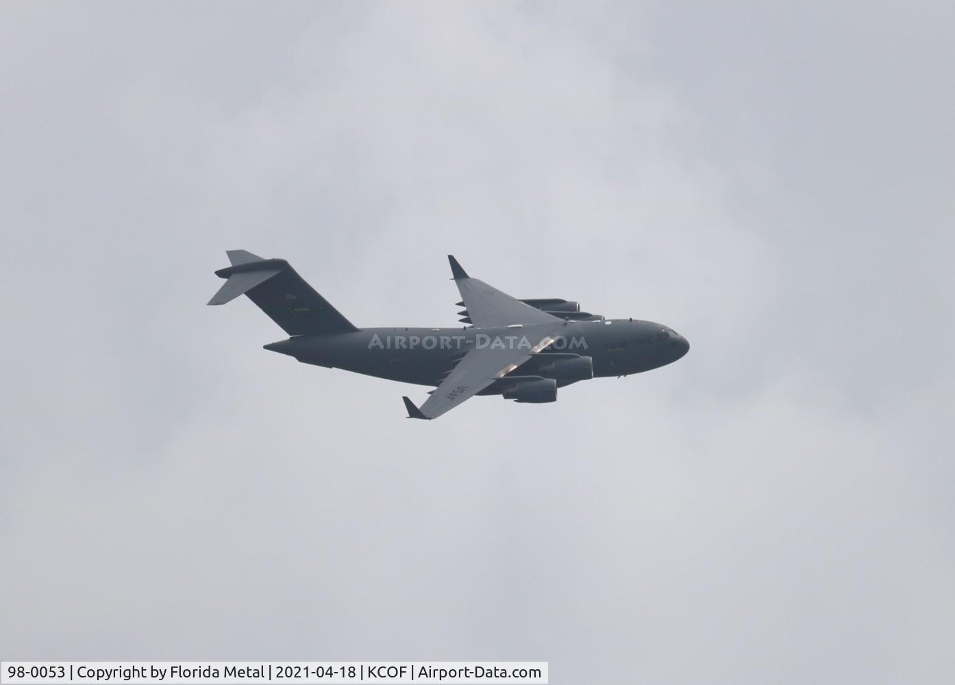 98-0053, 1998 Boeing C-17A Globemaster III C/N F-56/P-53, Cocoa Beach Airshow 2021