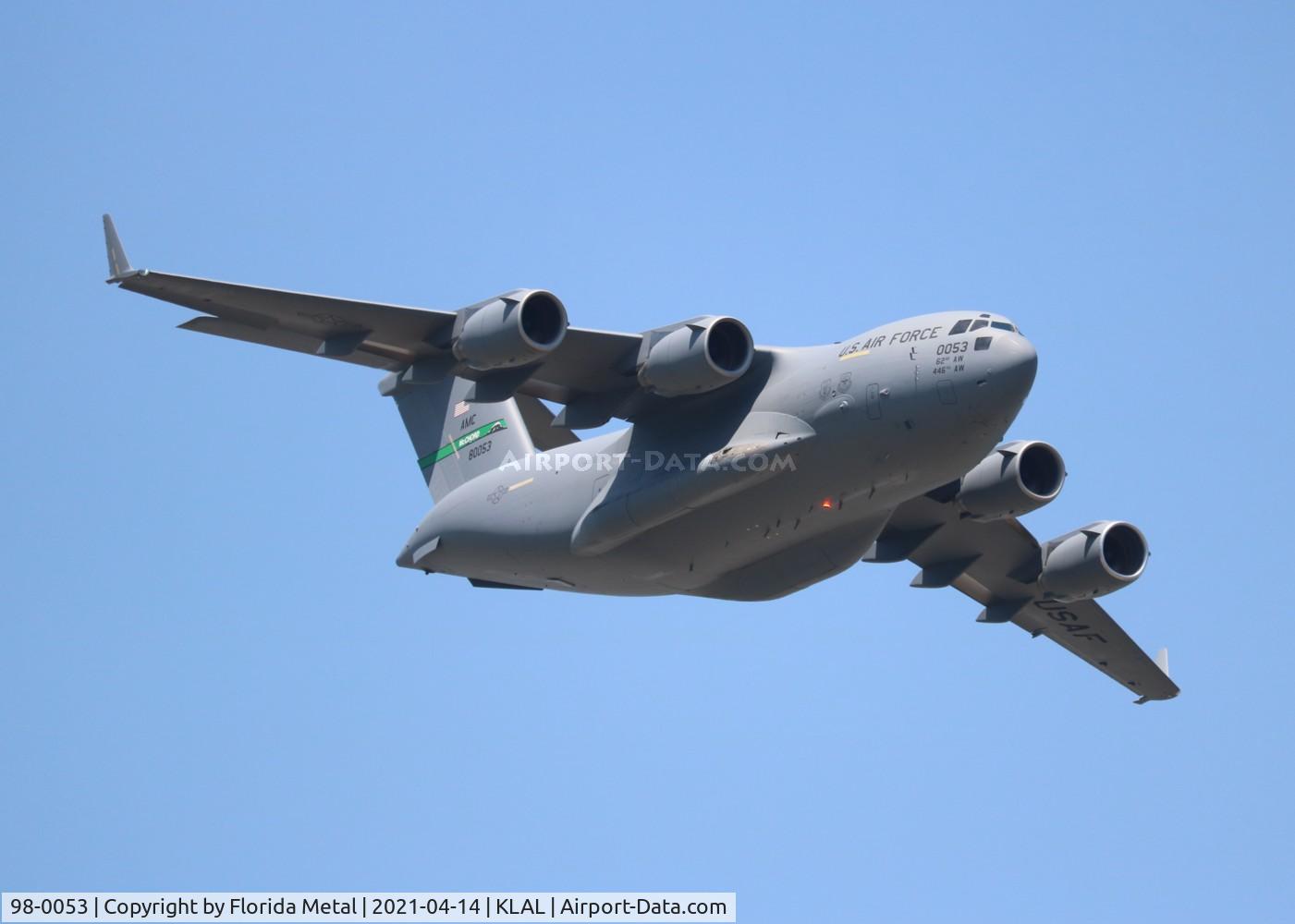 98-0053, 1998 Boeing C-17A Globemaster III C/N F-56/P-53, Sun N Fun 2021