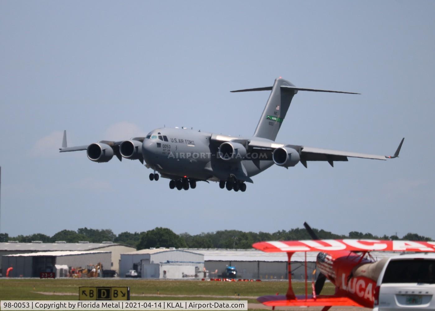 98-0053, 1998 Boeing C-17A Globemaster III C/N F-56/P-53, Sun N Fun 2021