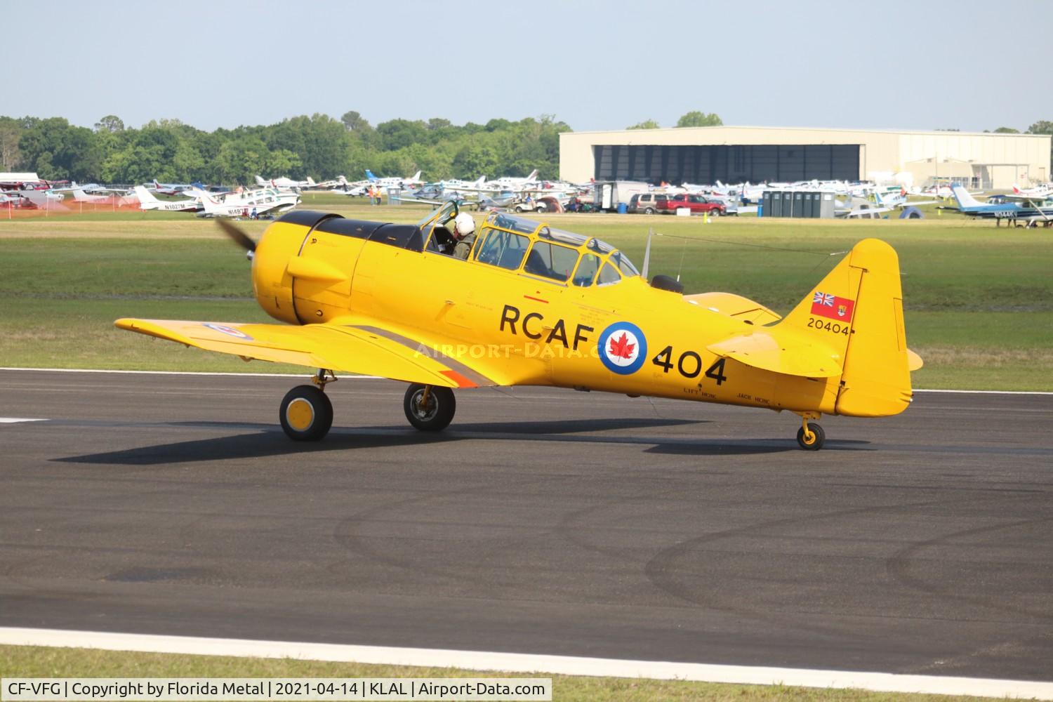 CF-VFG, 1952 Canadian Car & Foundry T-6 Harvard Mk.4 C/N CCF4-195, Sun N Fun 2021