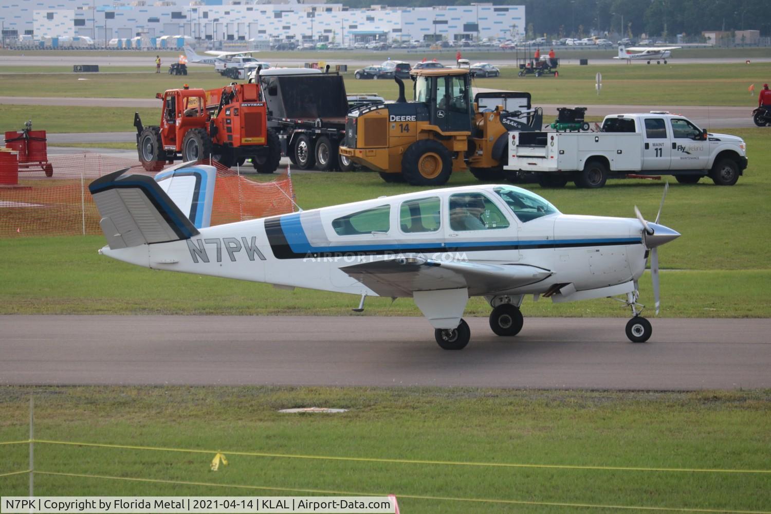 N7PK, 1974 Beech V35B Bonanza C/N D-9608, Sun N Fun 2021