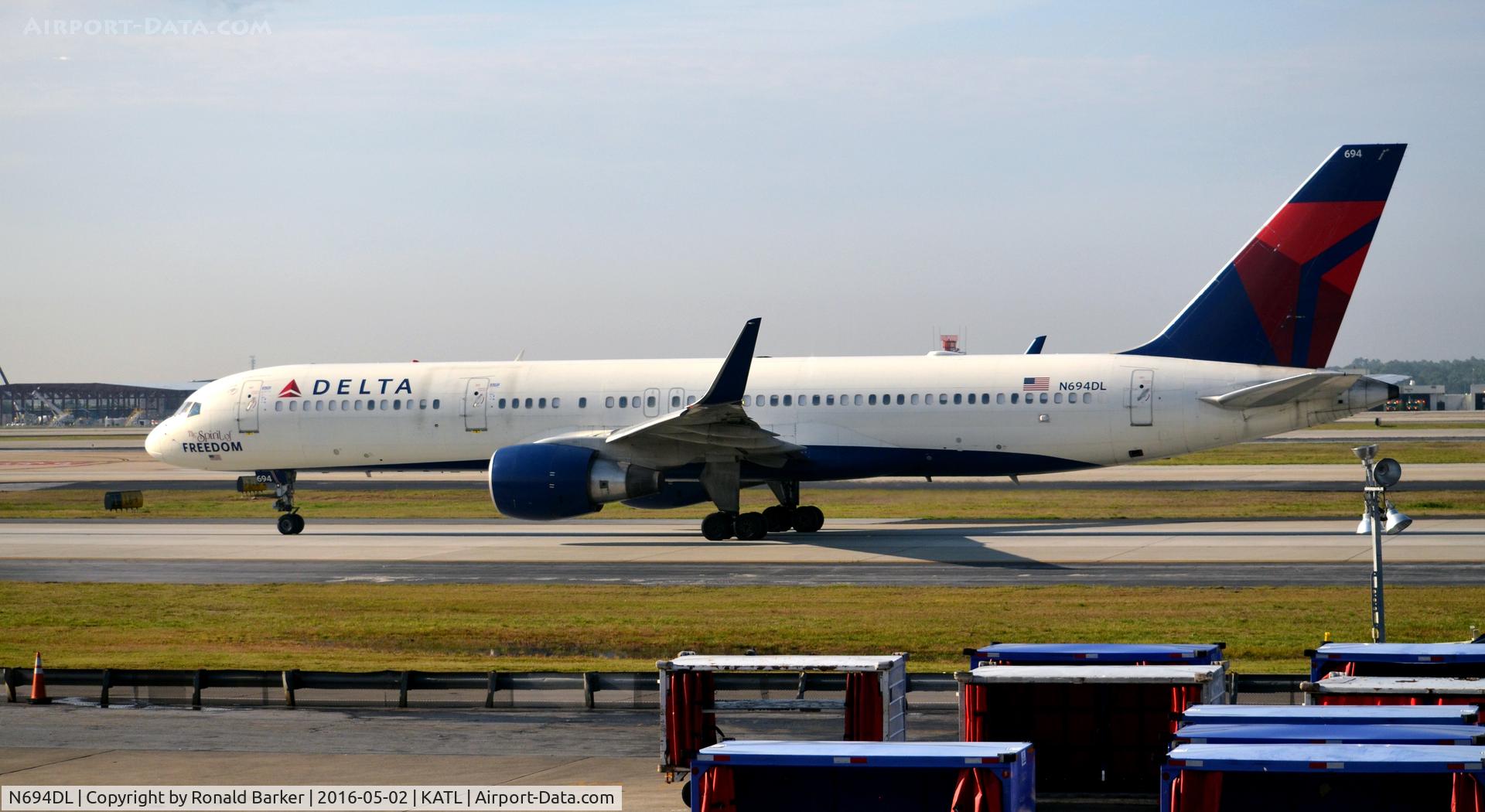 N694DL, 1998 Boeing 757-232 C/N 29726, 