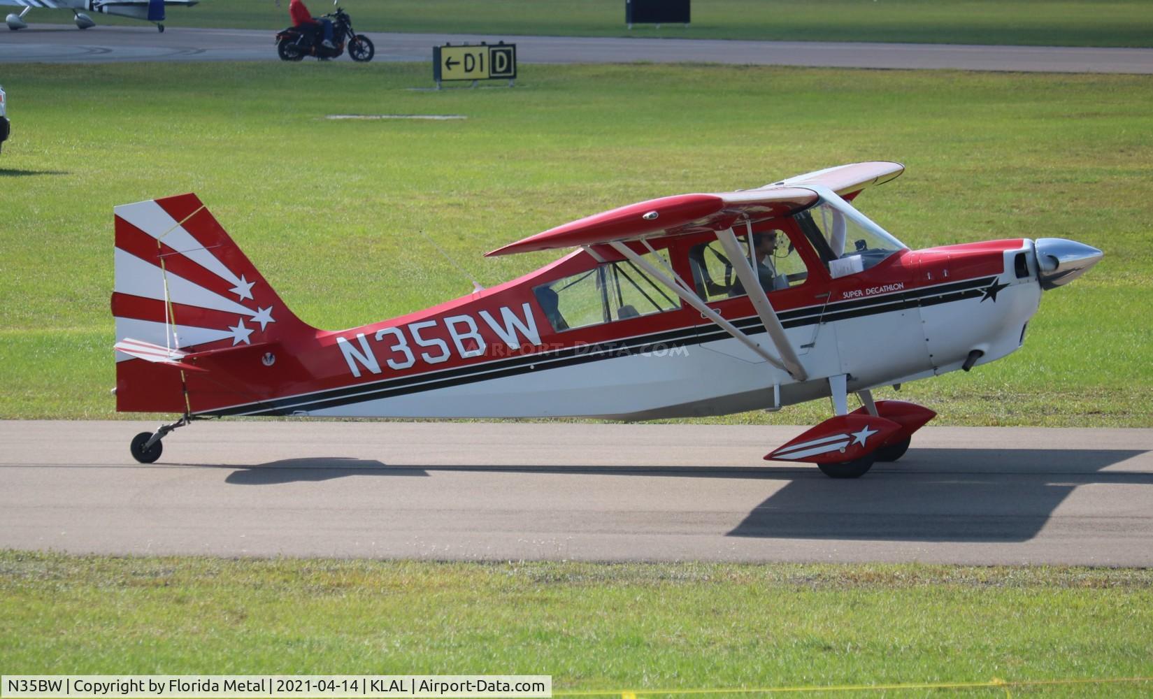 N35BW, 1992 American Champion 8KCAB Super Decathlon C/N 678-92, Sun N Fun 2021