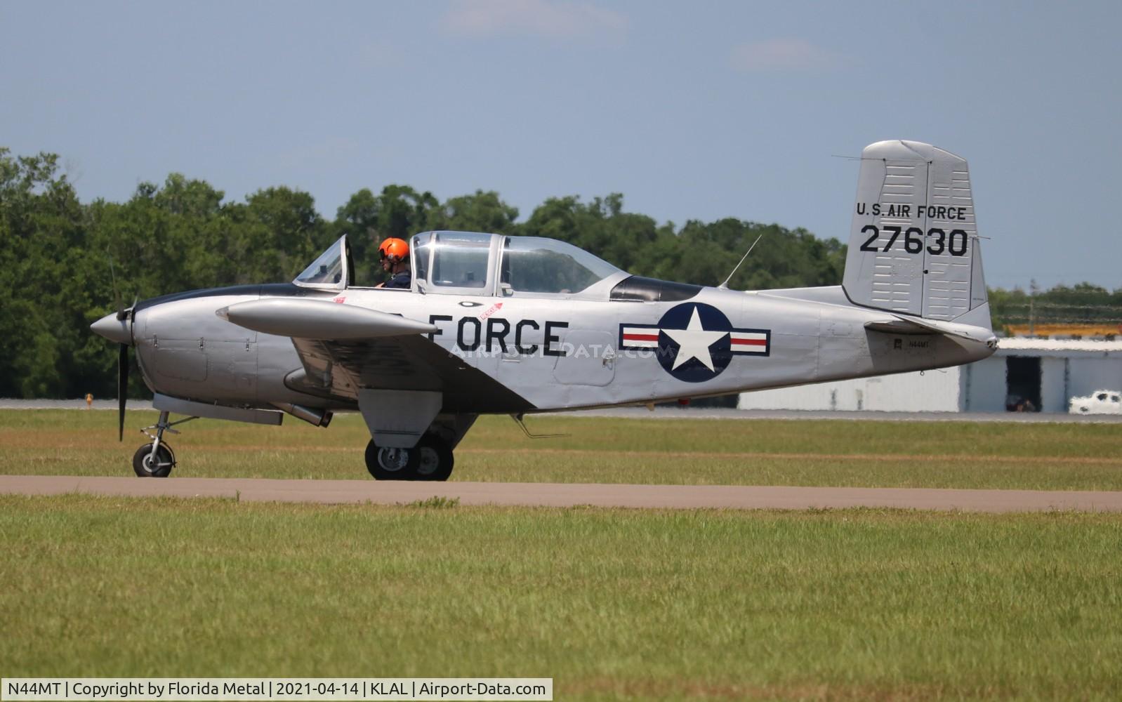 N44MT, 1952 Beech T-34A (A45) Mentor Mentor C/N G-11, Sun N Fun 2021