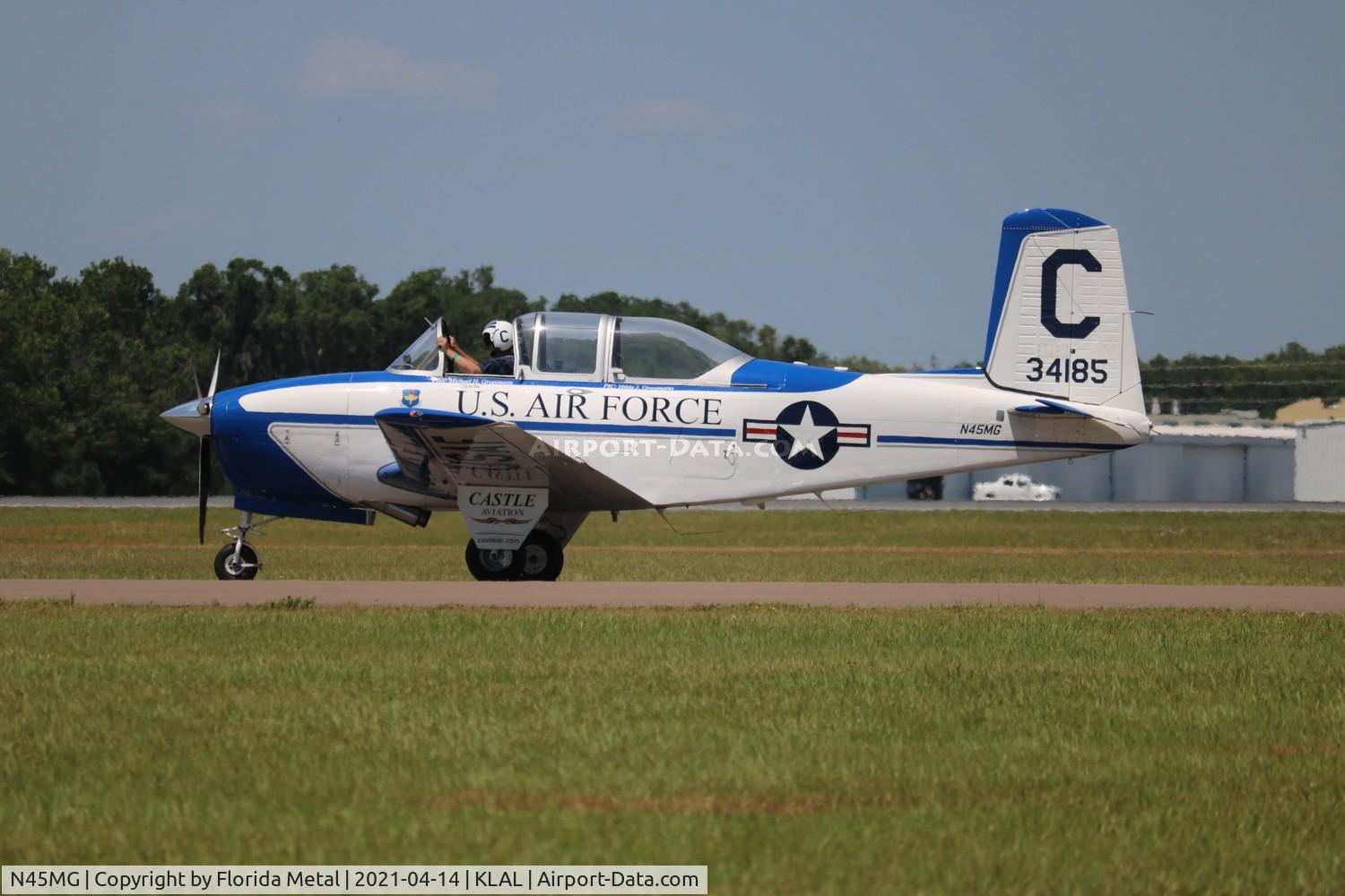 N45MG, Beech T-34A (A45) Mentor C/N G-285, Sun N Fun 2021