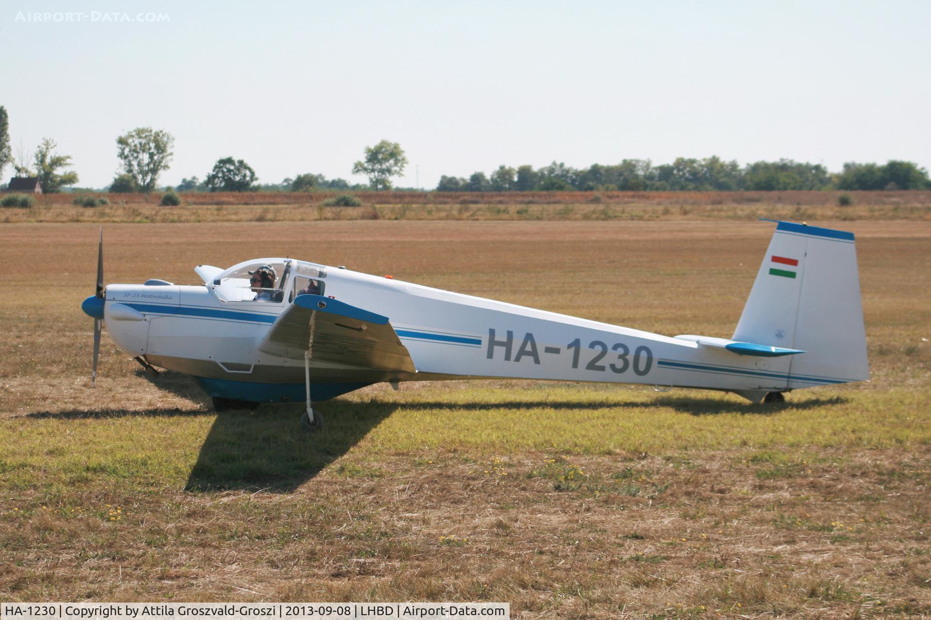 HA-1230, 1971 Scheibe SF-25C Falke C/N 46217C, LHBD - Börgönd Airport, Hungary