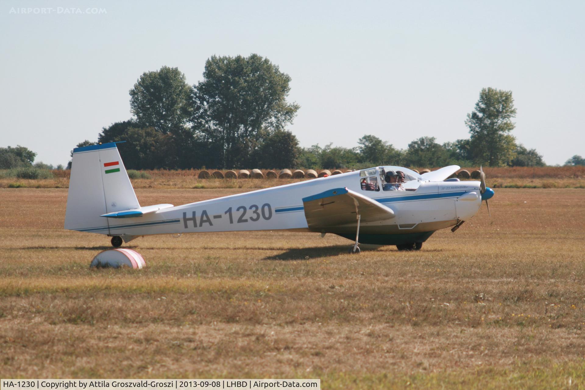 HA-1230, 1971 Scheibe SF-25C Falke C/N 46217C, LHBD - Börgönd Airport, Hungary