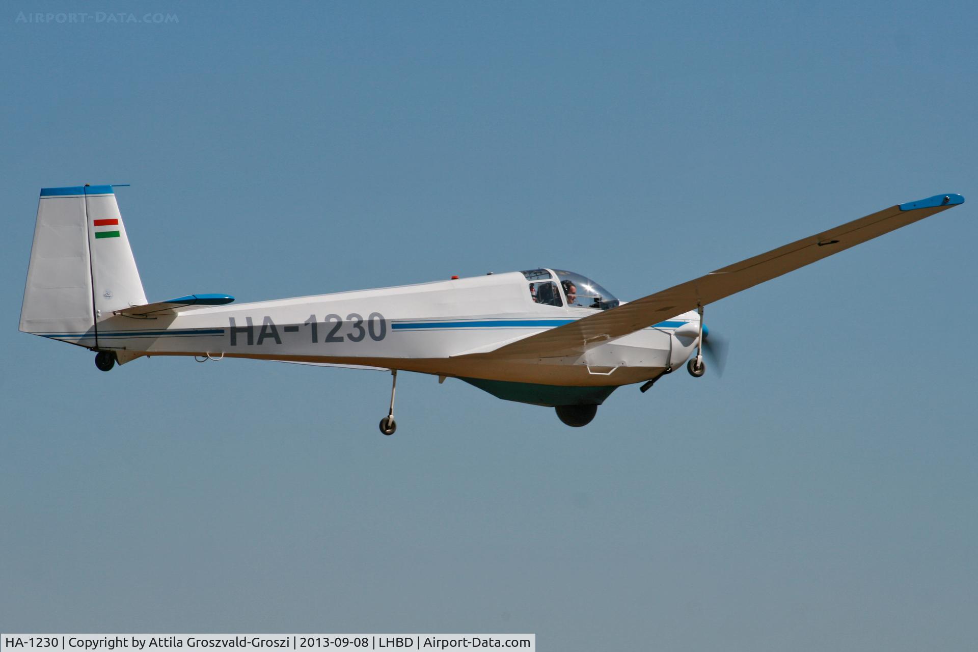 HA-1230, 1971 Scheibe SF-25C Falke C/N 46217C, LHBD - Börgönd Airport, Hungary