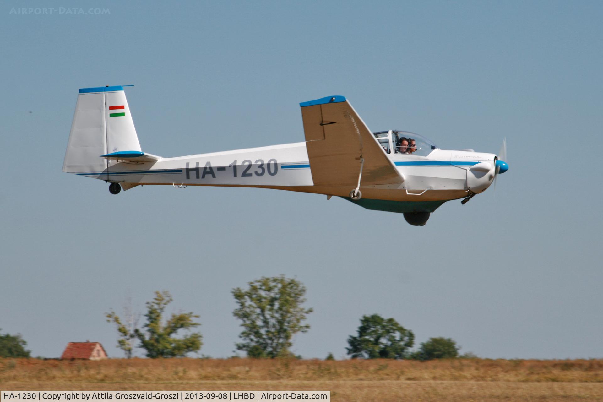HA-1230, 1971 Scheibe SF-25C Falke C/N 46217C, LHBD - Börgönd Airport, Hungary