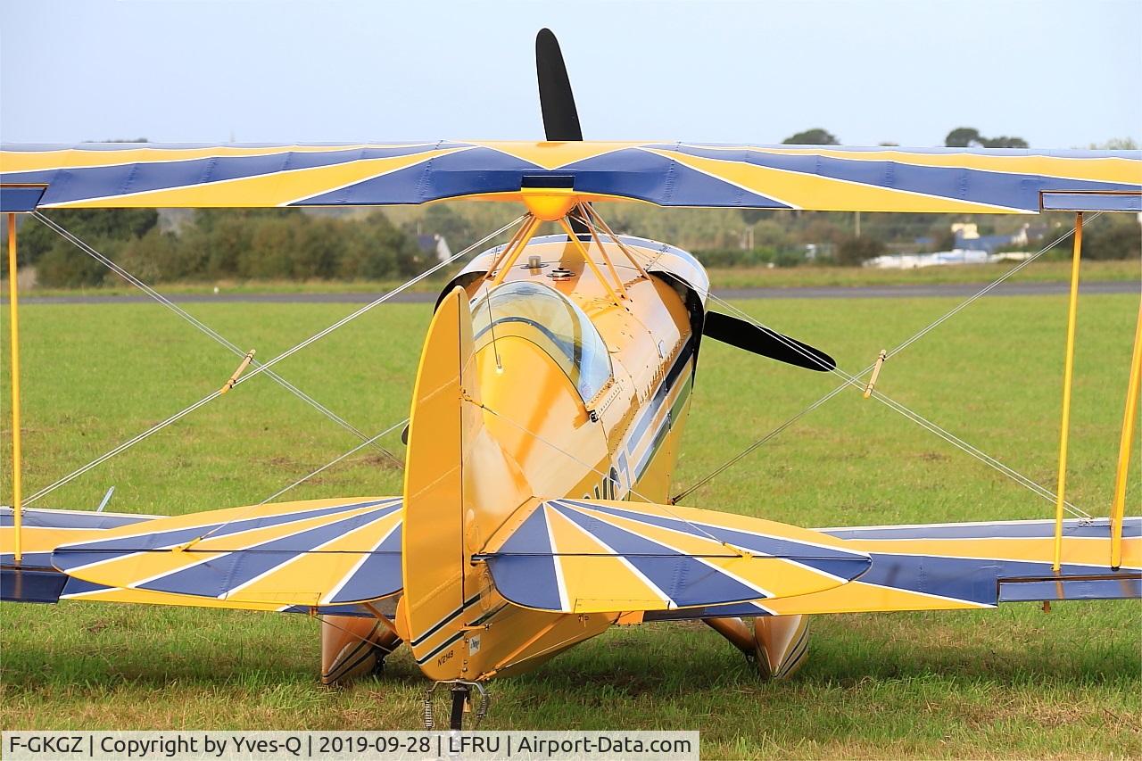 F-GKGZ, 1977 Pitts S-2A Special C/N 2149, Pitts S-2A Special, Static display, Morlaix-Ploujean airport (LFRU-MXN) air show 2019