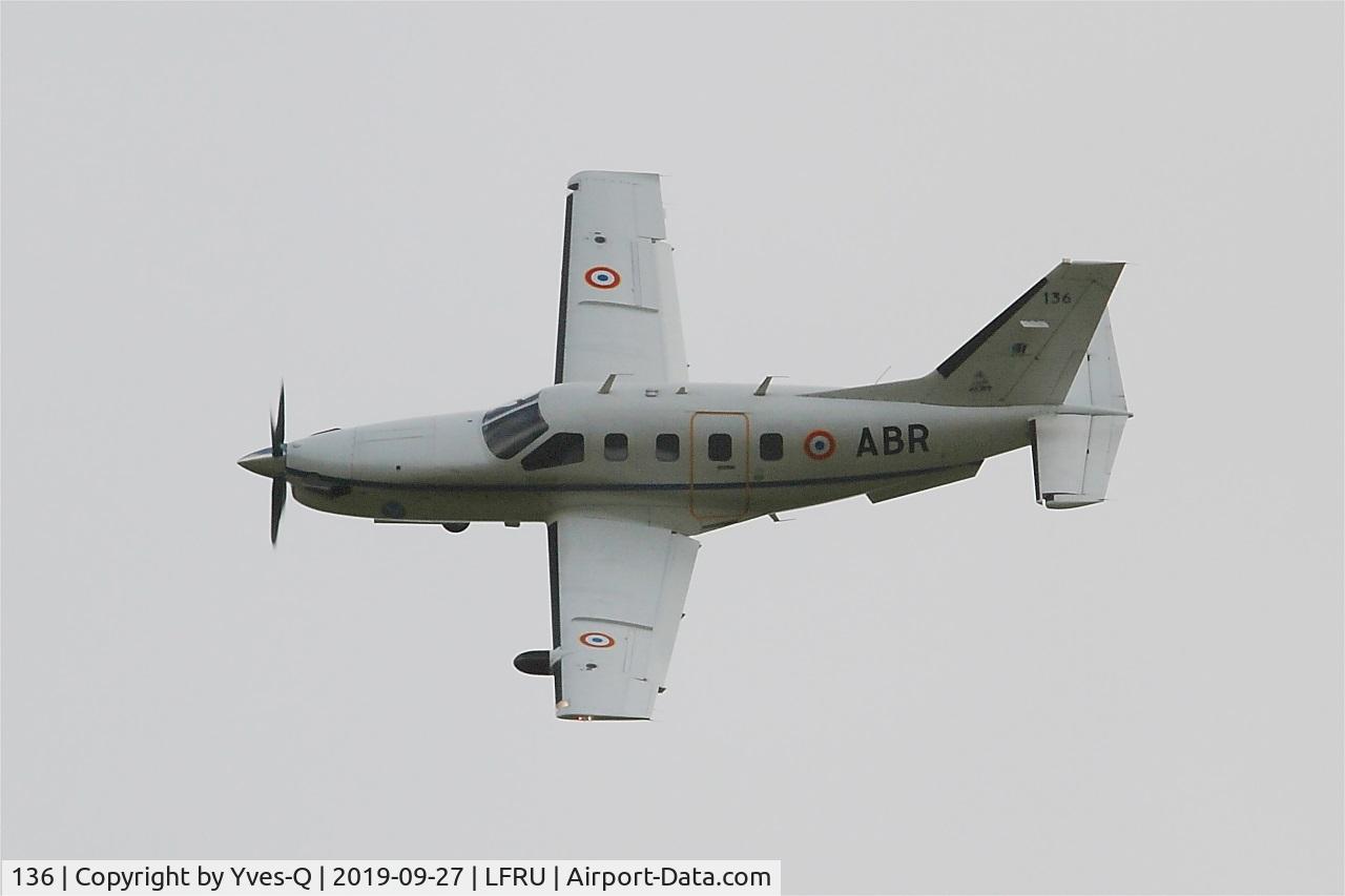 136, 2008 Socata TBM-700B C/N 136, Socata TBM-700B, On display, Morlaix-Ploujean airport (LFRU-MXN) Air show 2019