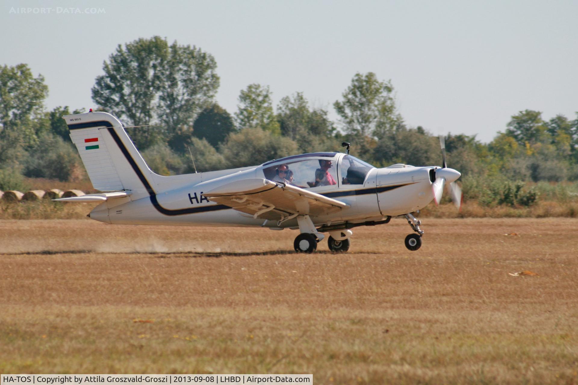 HA-TOS, 1975 Socata MS-893E Rallye Commodore 180GT C/N 12529, LHBD - Börgönd Airport, Hungary
