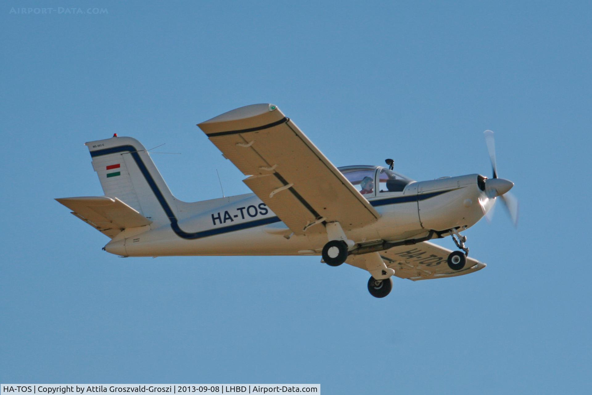 HA-TOS, 1975 Socata MS-893E Rallye Commodore 180GT C/N 12529, LHBD - Börgönd Airport, Hungary