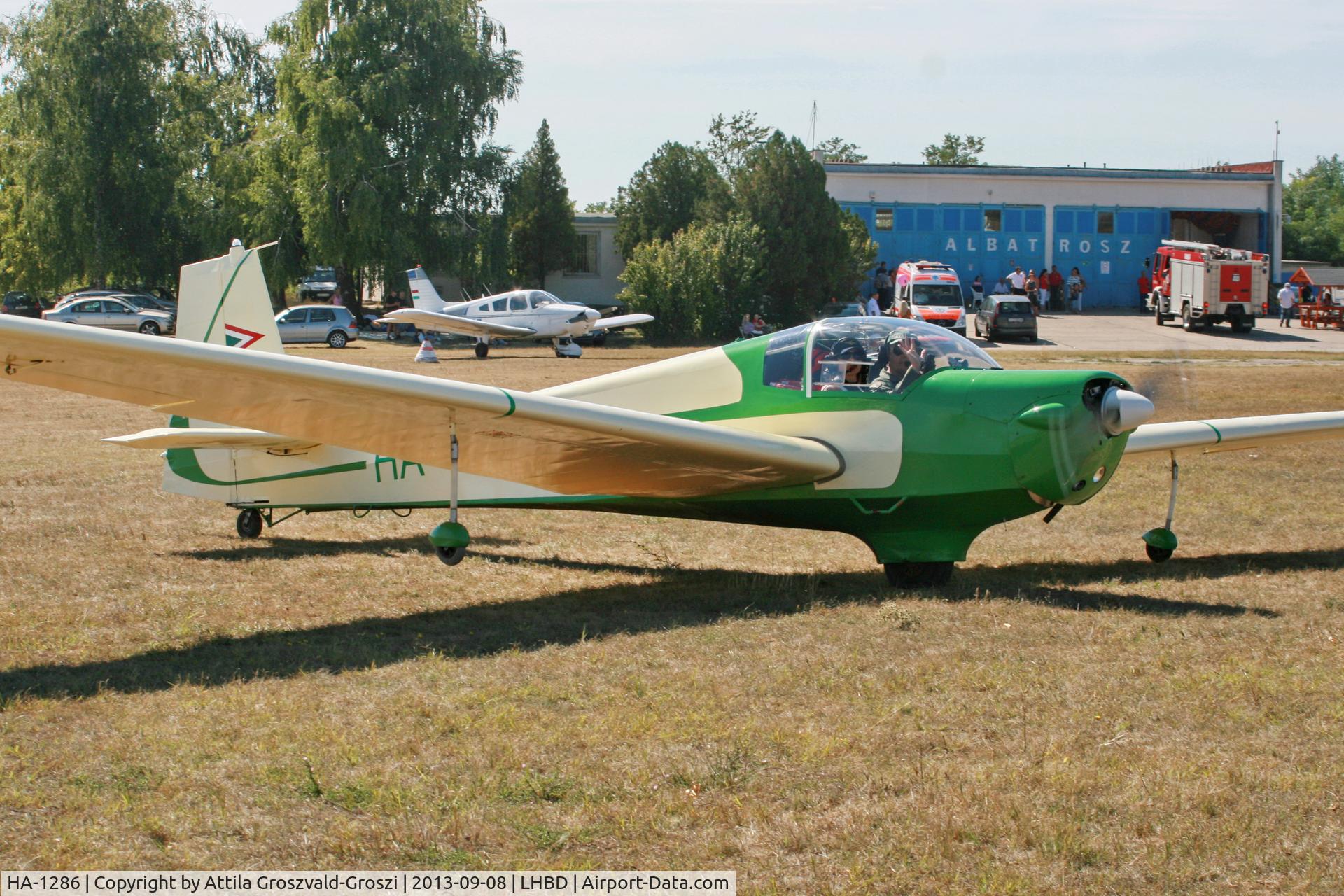 HA-1286, 1971 Scheibe SF-25B Falke C/N 4859, LHBD - Börgönd Airport, Hungary