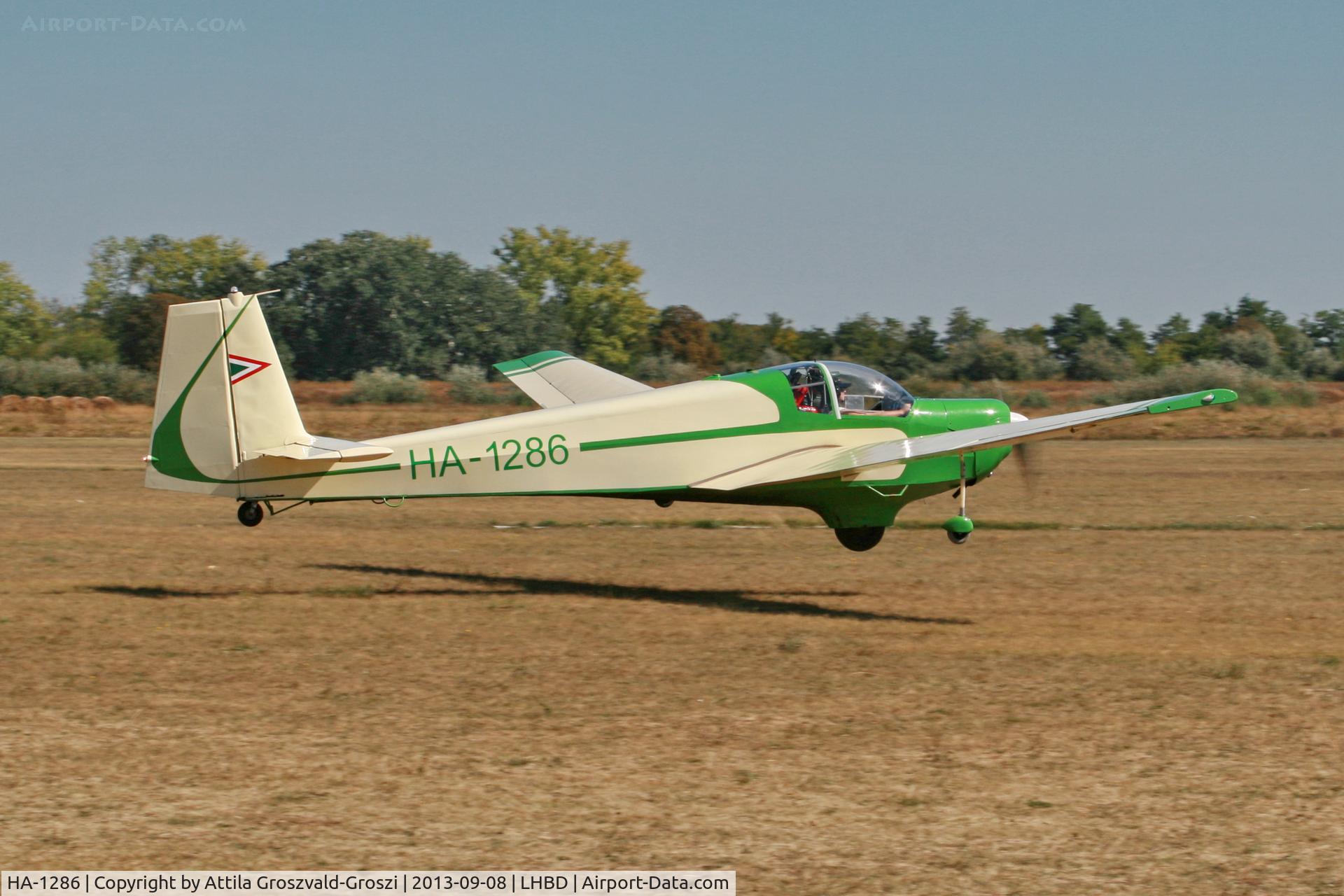 HA-1286, 1971 Scheibe SF-25B Falke C/N 4859, LHBD - Börgönd Airport, Hungary