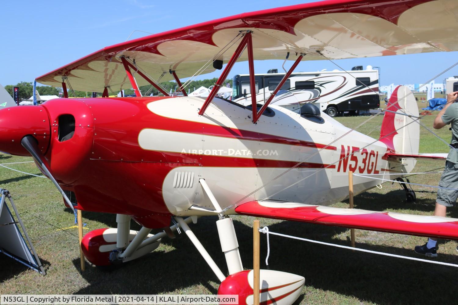 N53GL, 2015 Waco 2T-1A-2 Sport Trainer C/N 1206, Sun N Fun 2021