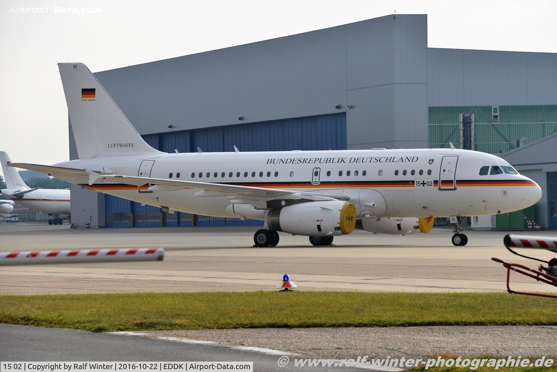 15 02, 2009 Airbus ACJ319 (A319-133/CJ) C/N 4060, Airbus A319-133X(CJ) - GAF German Air Force - 4060 - 15+02 - 22.10.2016 - CGN