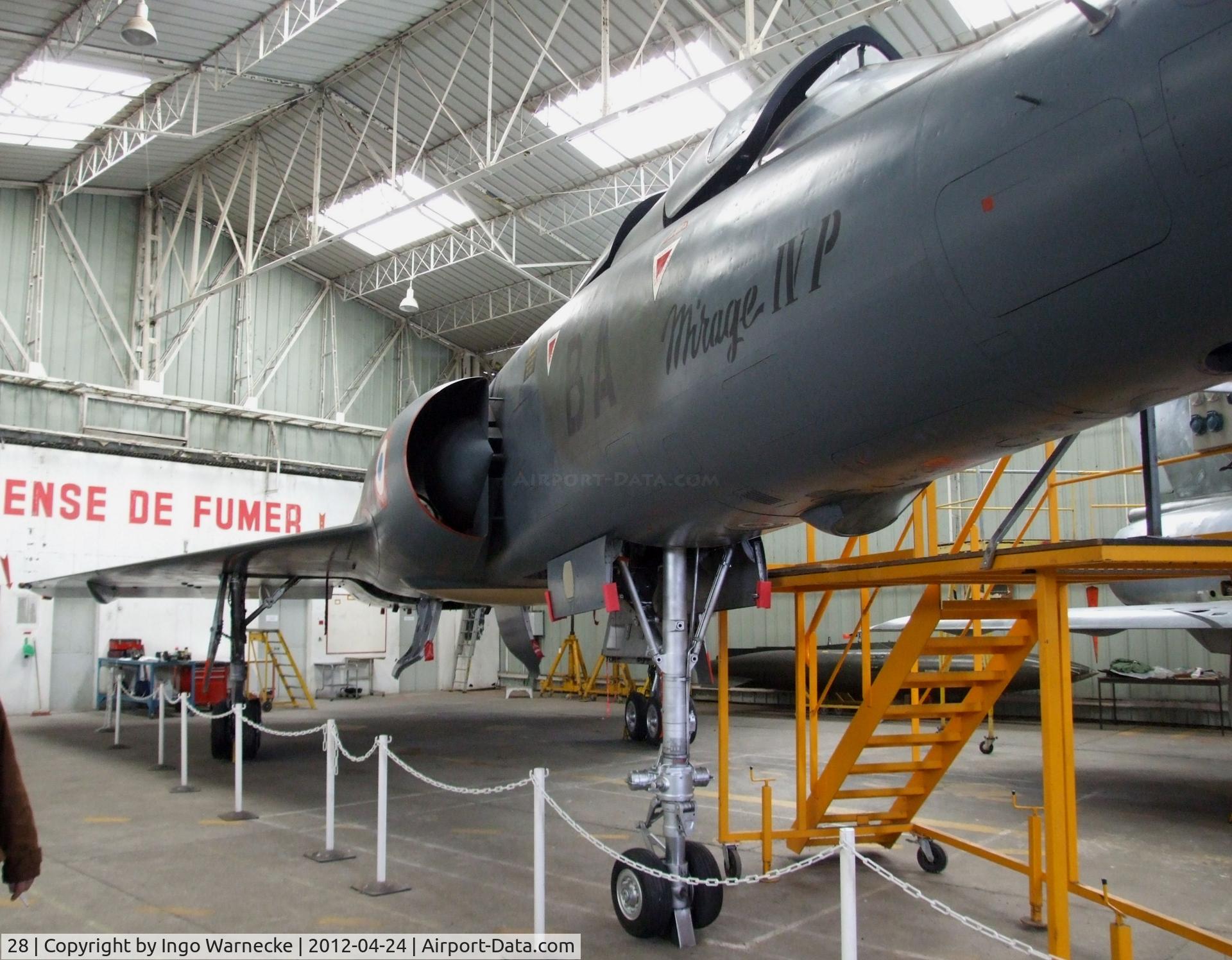 28, Dassault Mirage IVP C/N 28, Dassault Mirage IV P at the EALC Musee de l'Aviation Clement Ader, Lyon-Corbas