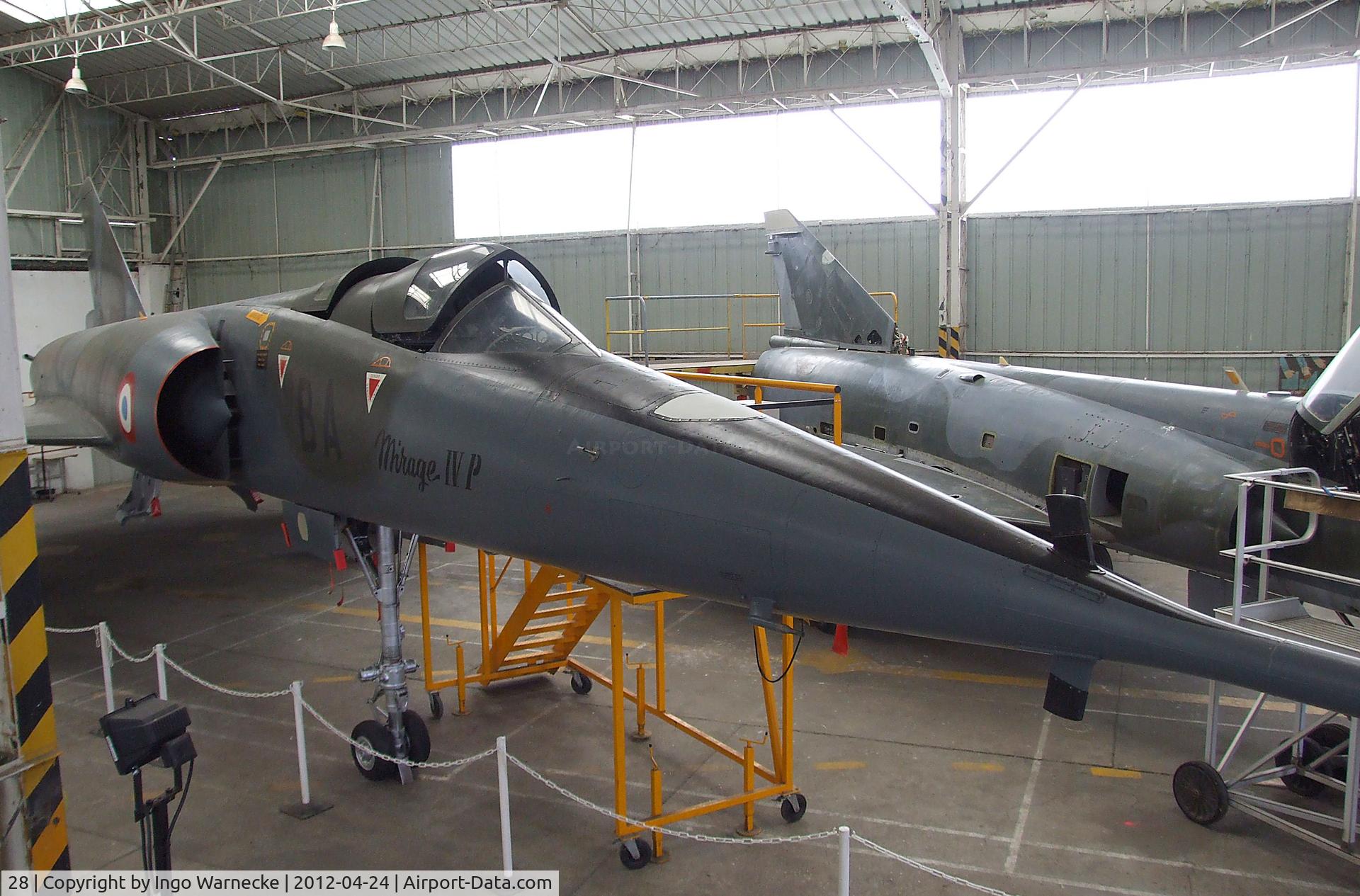 28, Dassault Mirage IVP C/N 28, Dassault Mirage IV P at the EALC Musee de l'Aviation Clement Ader, Lyon-Corbas
