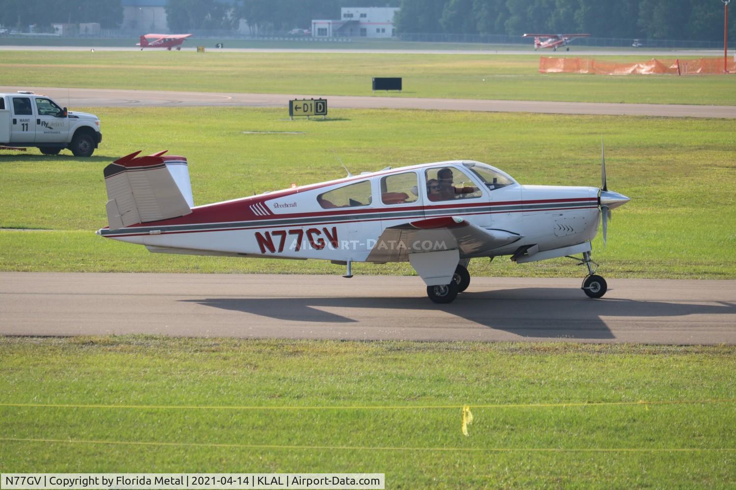 N77GV, 1964 Beech S35 Bonanza C/N D-7693, Sun N Fun 2021
