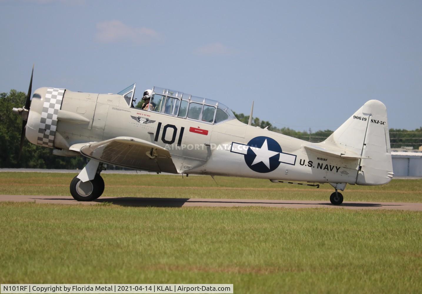 N101RF, 1942 North American SNJ-5 Texan Texan C/N 90649, Sun N fun 2021
