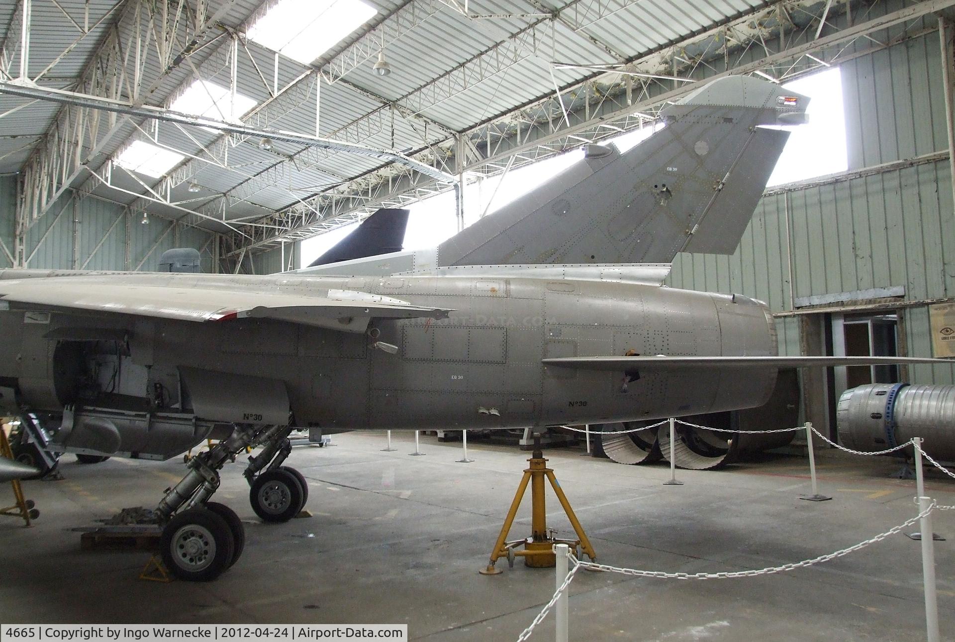 4665, Dassault Mirage F.1EQ6 C/N EQ30, Dassault Mirage F.1EQ being restored at the EALC Musee de l'Aviation Clement Ader, Lyon-Corbas