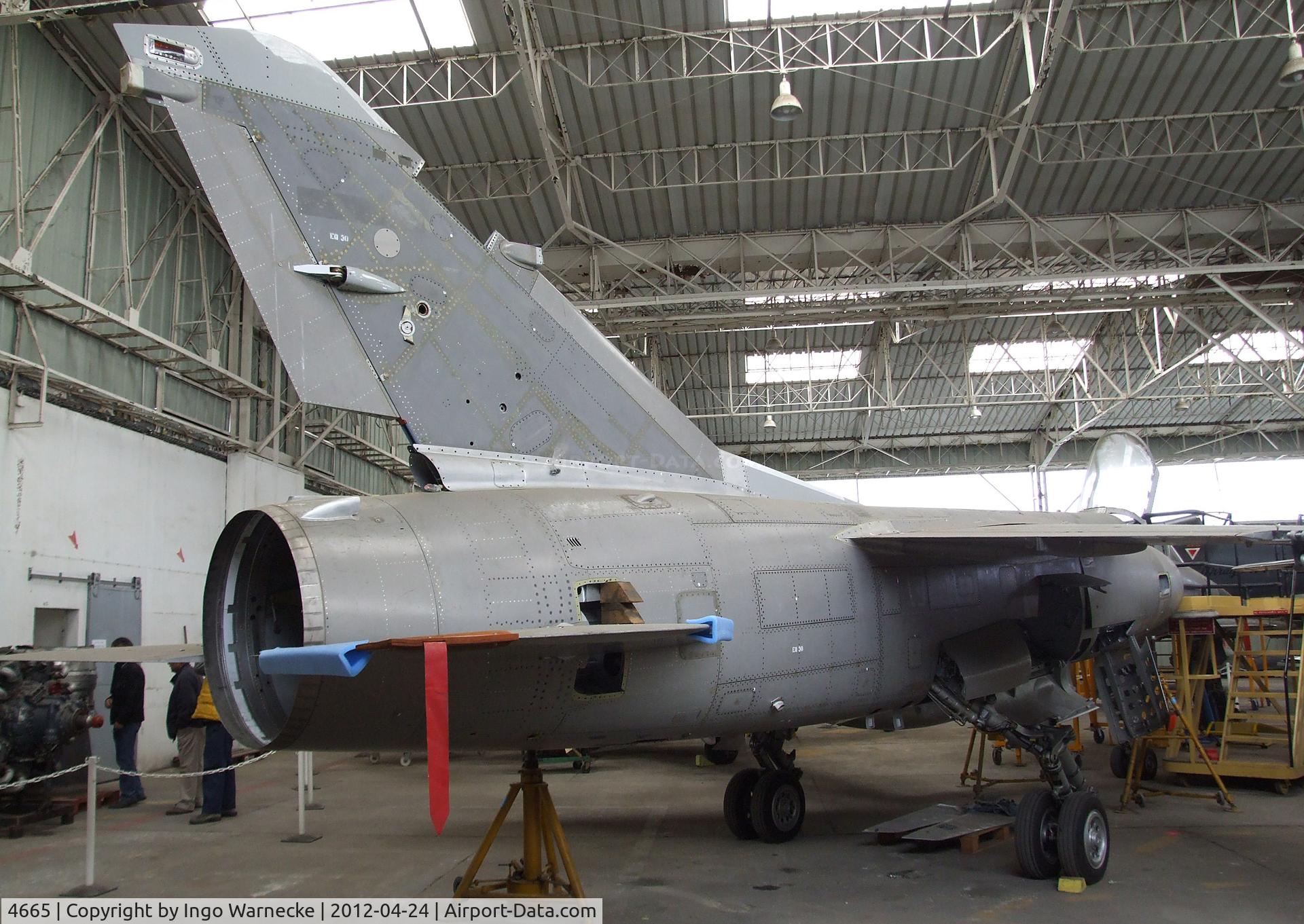 4665, Dassault Mirage F.1EQ6 C/N EQ30, Dassault Mirage F.1EQ being restored at the EALC Musee de l'Aviation Clement Ader, Lyon-Corbas