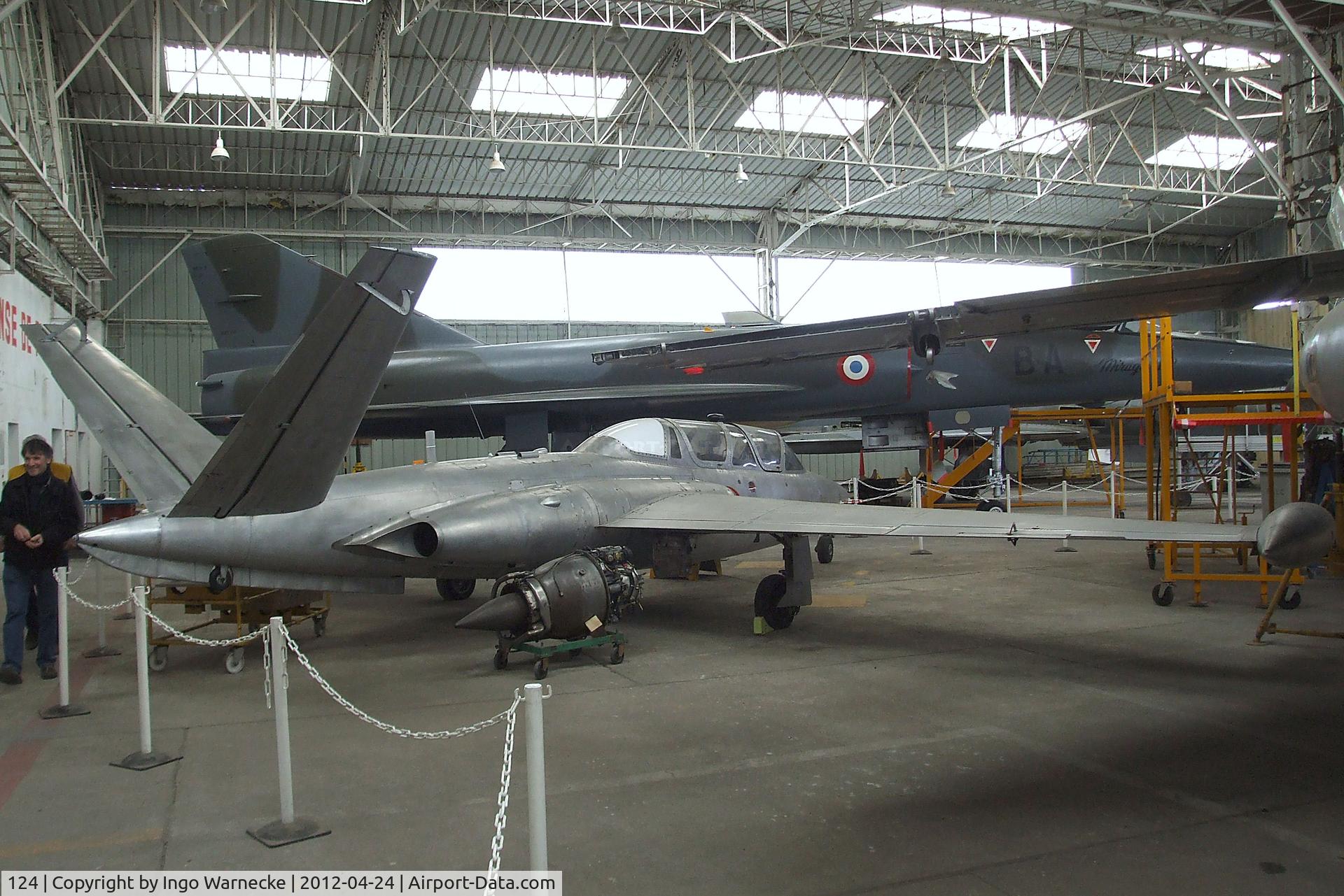 124, Fouga CM-170 Magister C/N 124, Fouga CM.170 Magister being restored at the EALC Musee de l'Aviation Clement Ader, Lyon-Corbas