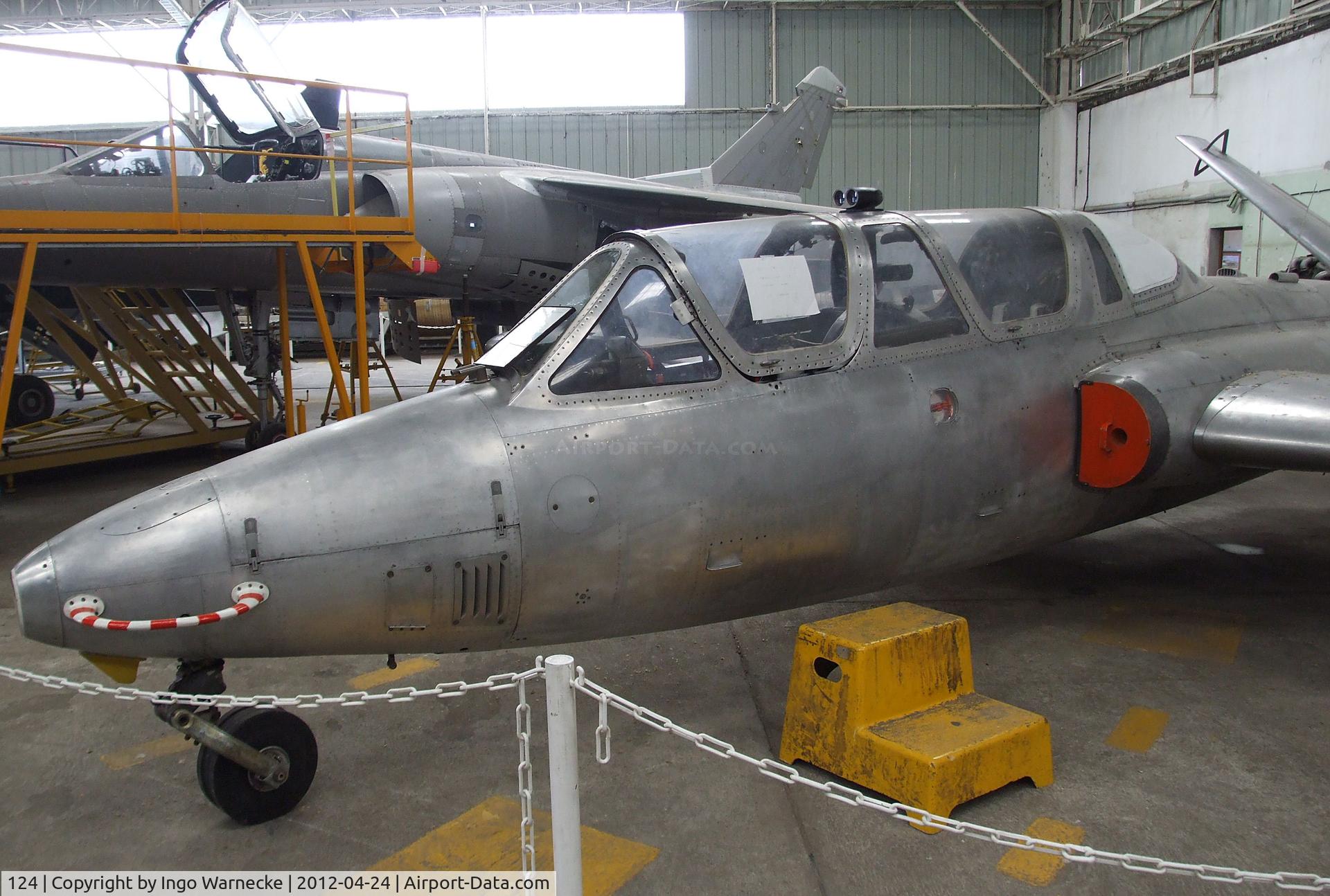 124, Fouga CM-170 Magister C/N 124, Fouga CM.170 Magister being restored at the EALC Musee de l'Aviation Clement Ader, Lyon-Corbas