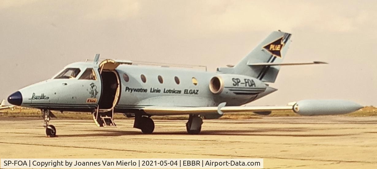 SP-FOA, Aerospatiale SN-601 Corvette C/N 00000000, scan from slide