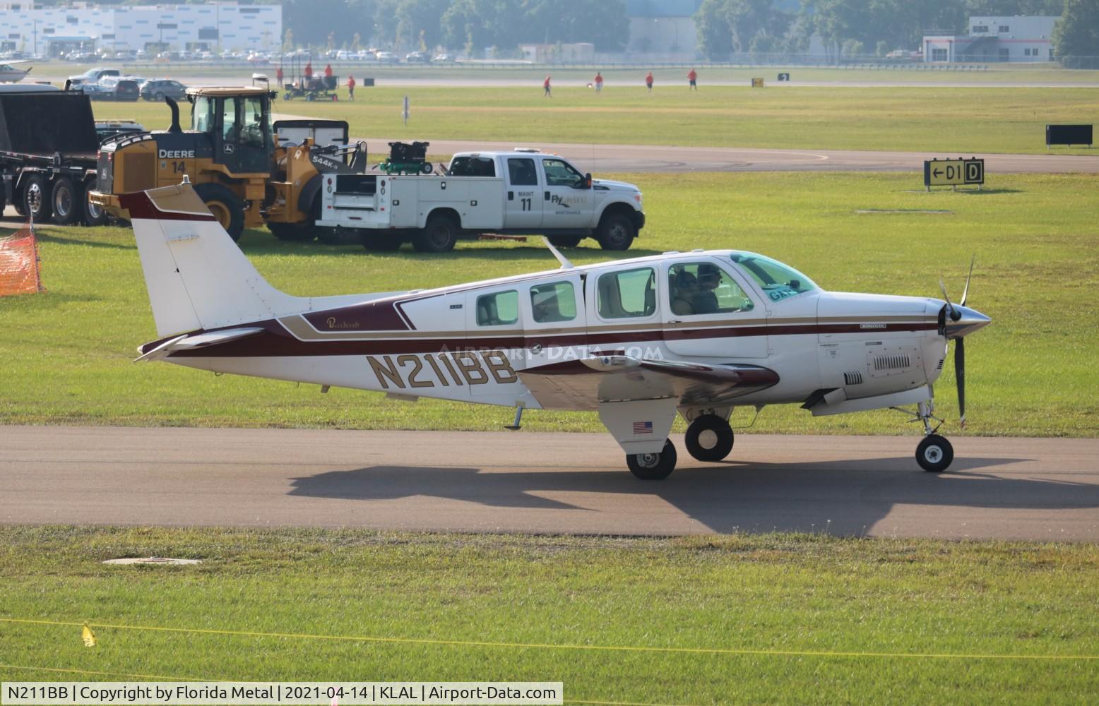 N211BB, 1975 Beech A36 Bonanza 36 C/N E-652, Sun N Fun 2021