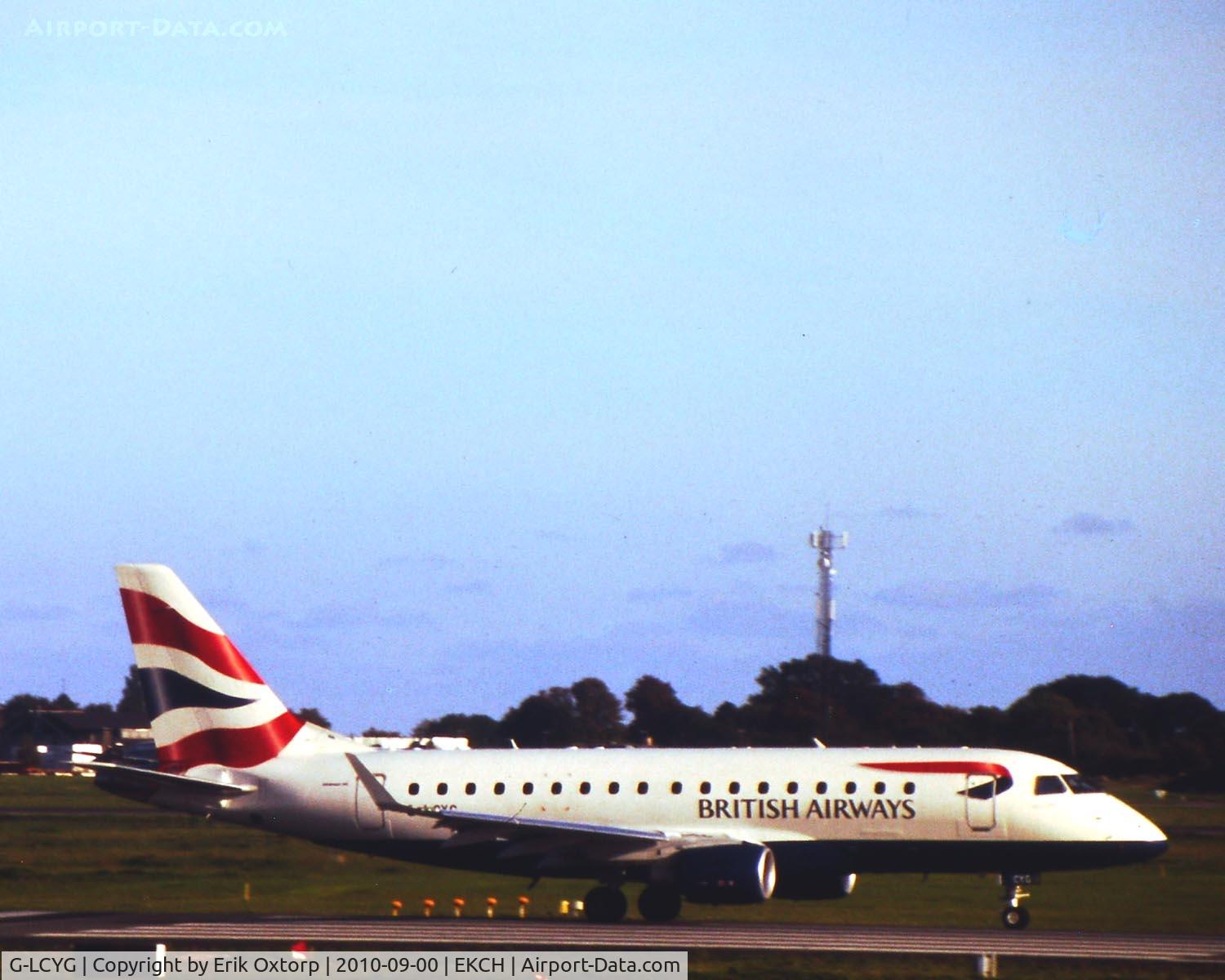 G-LCYG, 2009 Embraer 170STD (ERJ-170-100STD) C/N 17000300, G-LCYG in CPH SEP10